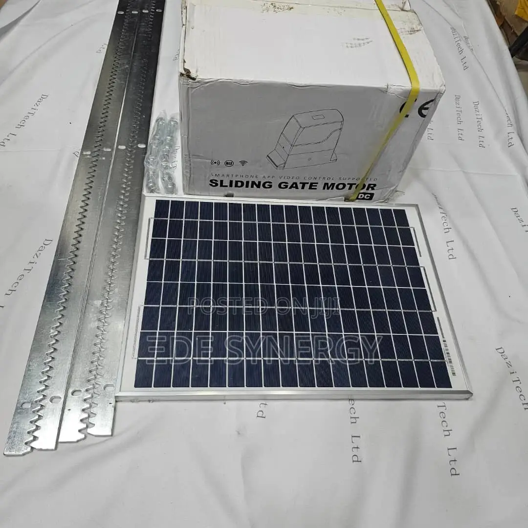 Sliding Gates Motor With Solar Panel and Rack