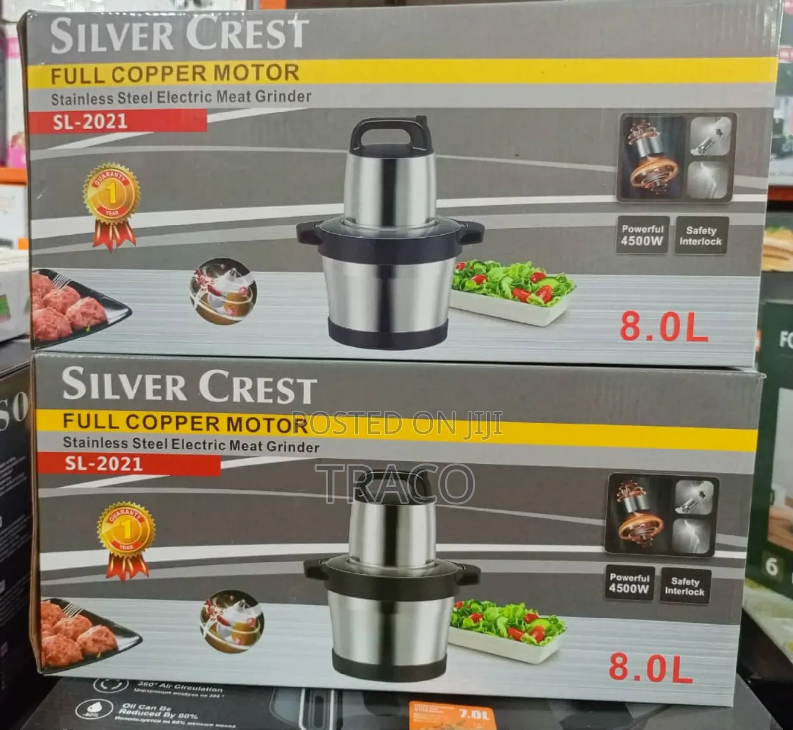 8liters Silver Crest, Blender, Yam Pounder and Food Machine