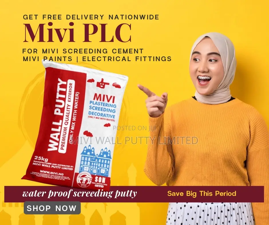 Mivi Screeding Putty Cement