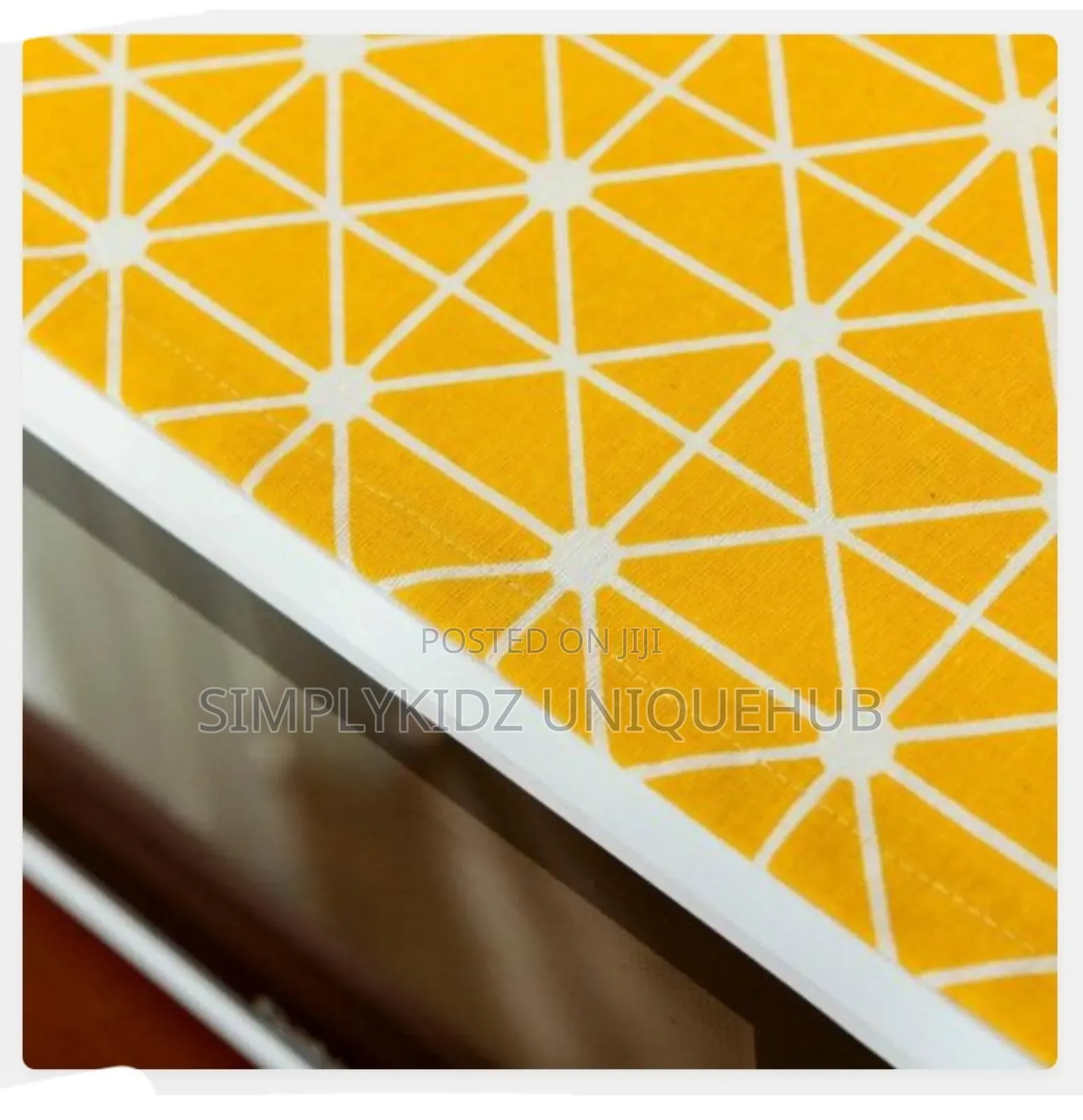 Yellow Plaid Microwave Cover