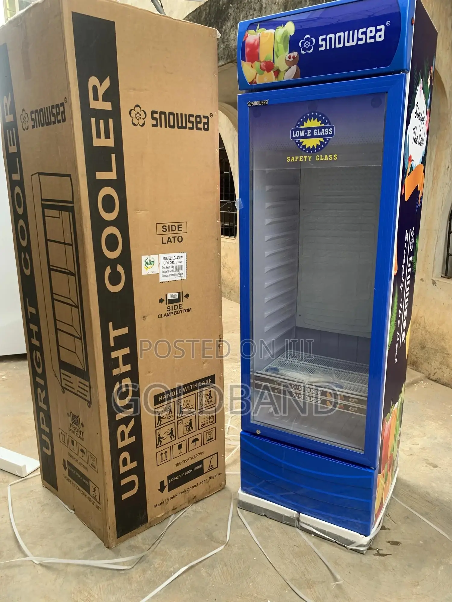 Snowsea 400l Upright Display Chiller – Model Lc-400