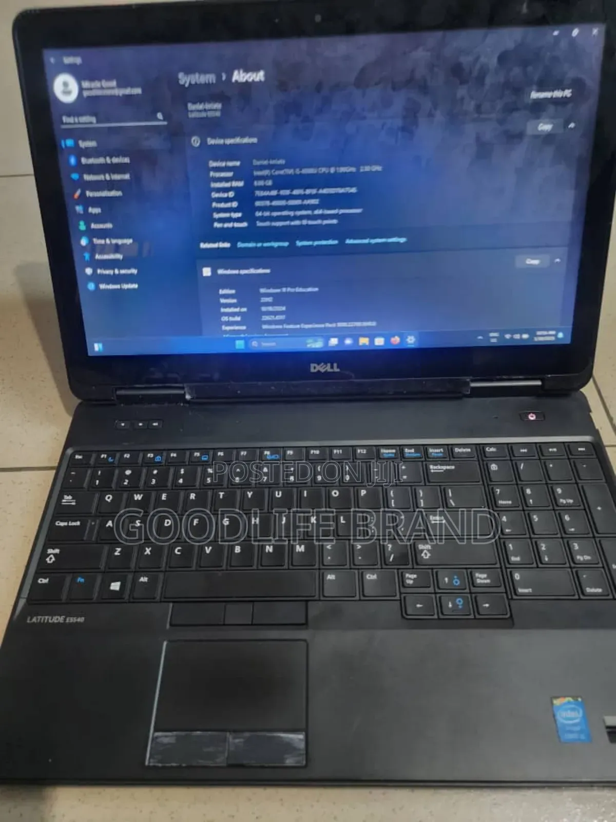 Laptop Dell Latitude 5400 4GB Intel Core I5 HDD 500GB