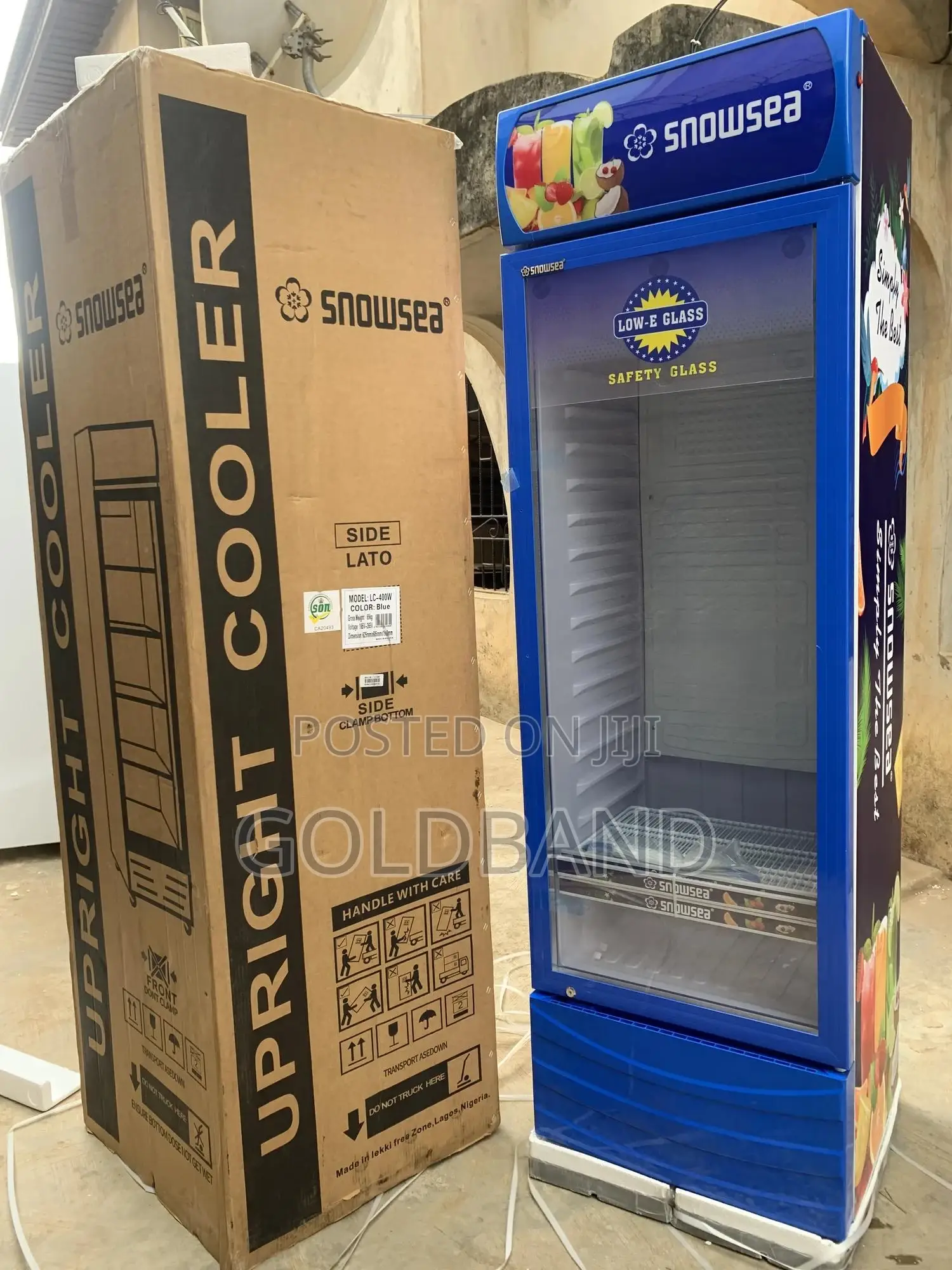 Snowsea Lc-400 400l Fridge – Showcase Chiller for Drinks