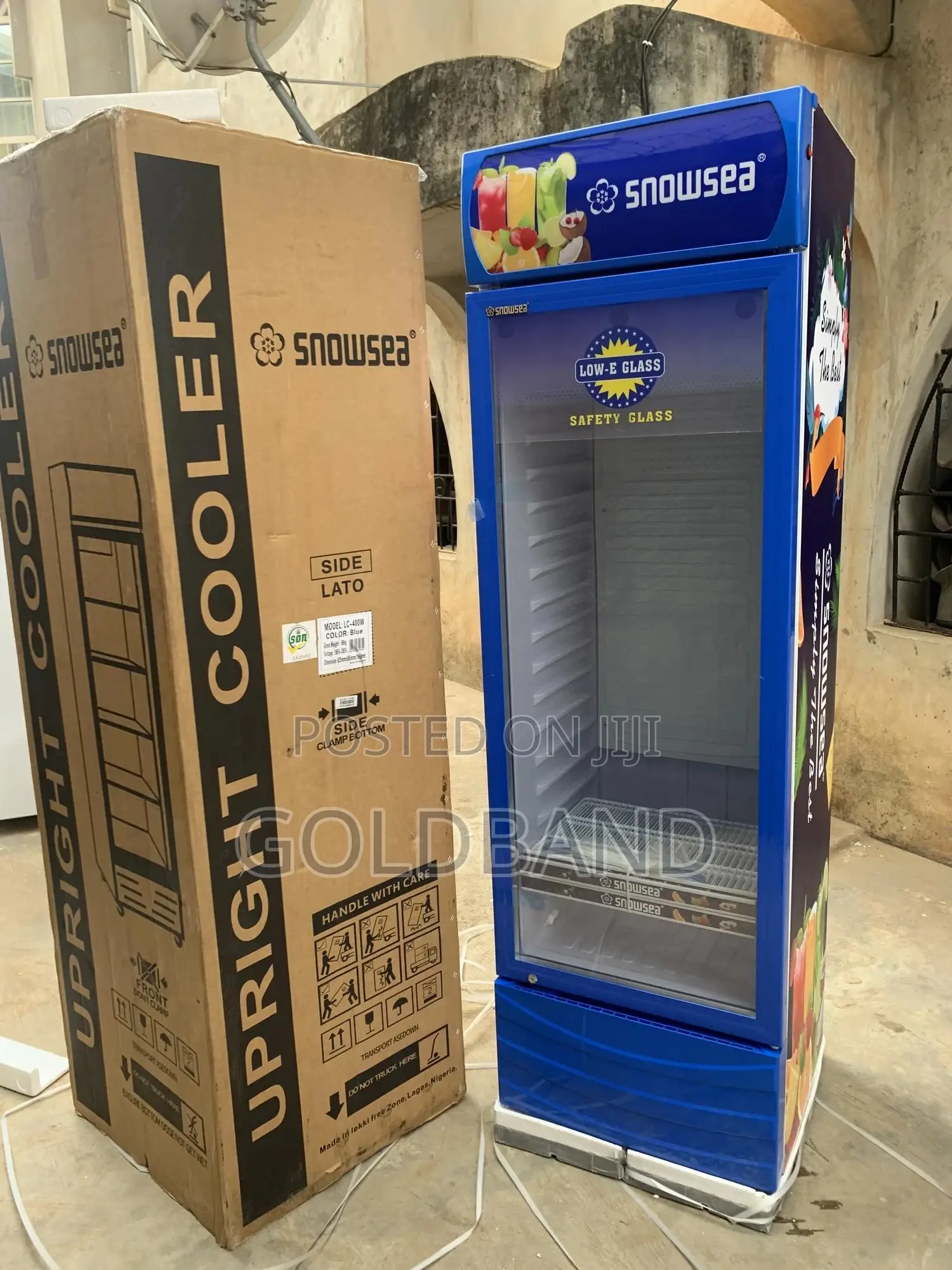 Snowsea Lc-400 400l Fridge – Showcase Chiller for Drinks
