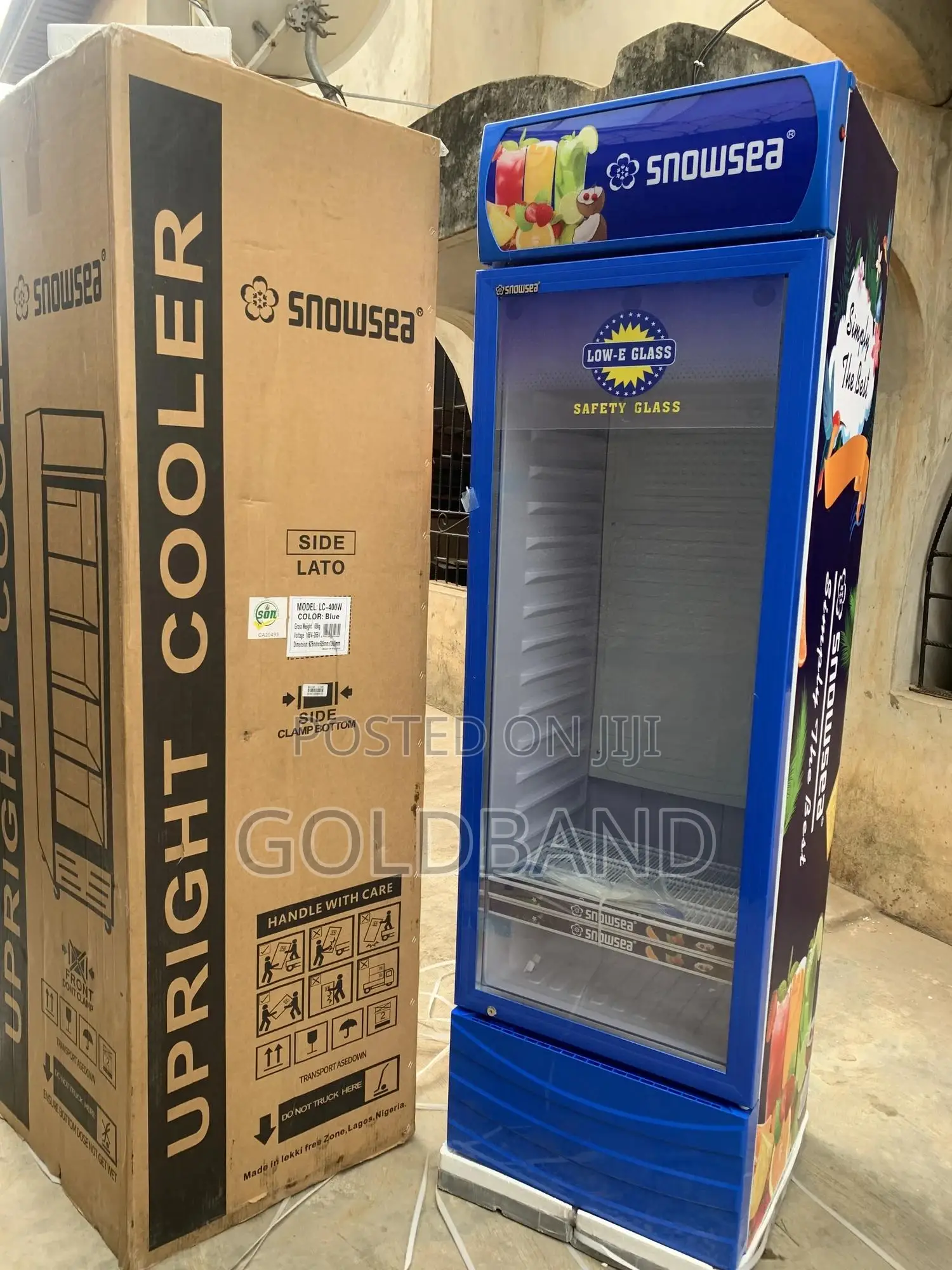 Snowsea Lc-400 Upright Display Cooler – 400 Liter Capacity