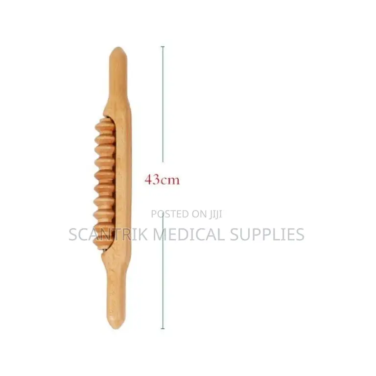 Wooden Anti-Cellulite Roller Wand