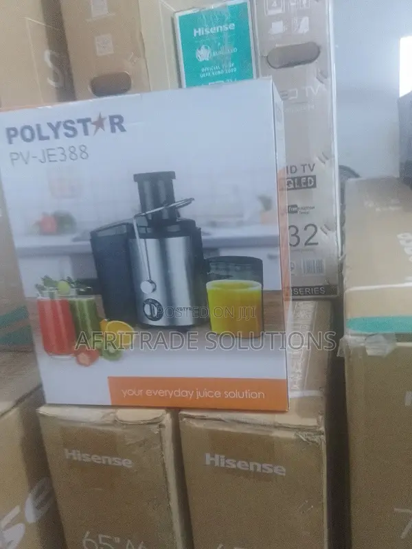 Pv-Je388 Polystar Juice Extractor – 2-Speed Stainless Juicer