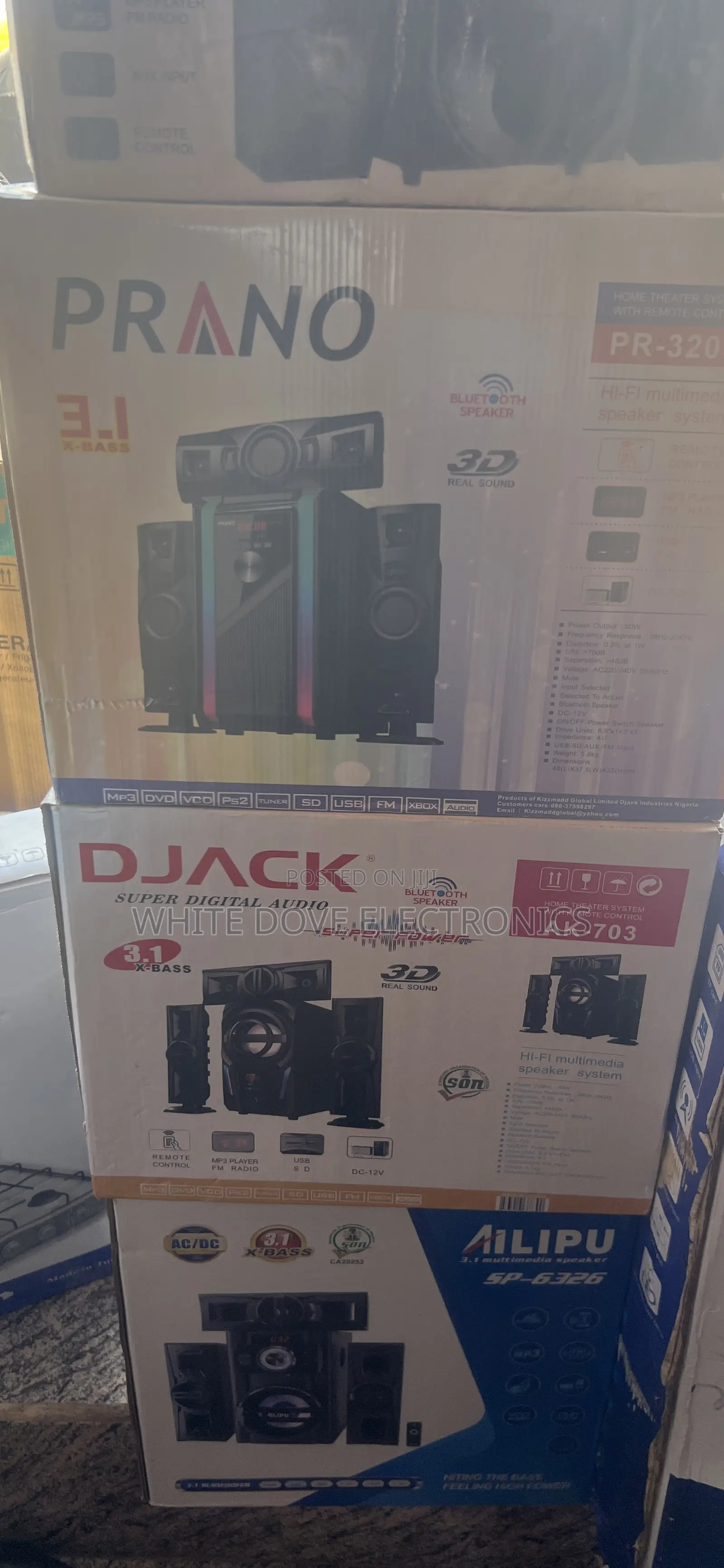 Djack Home Theater With Powerful Bass