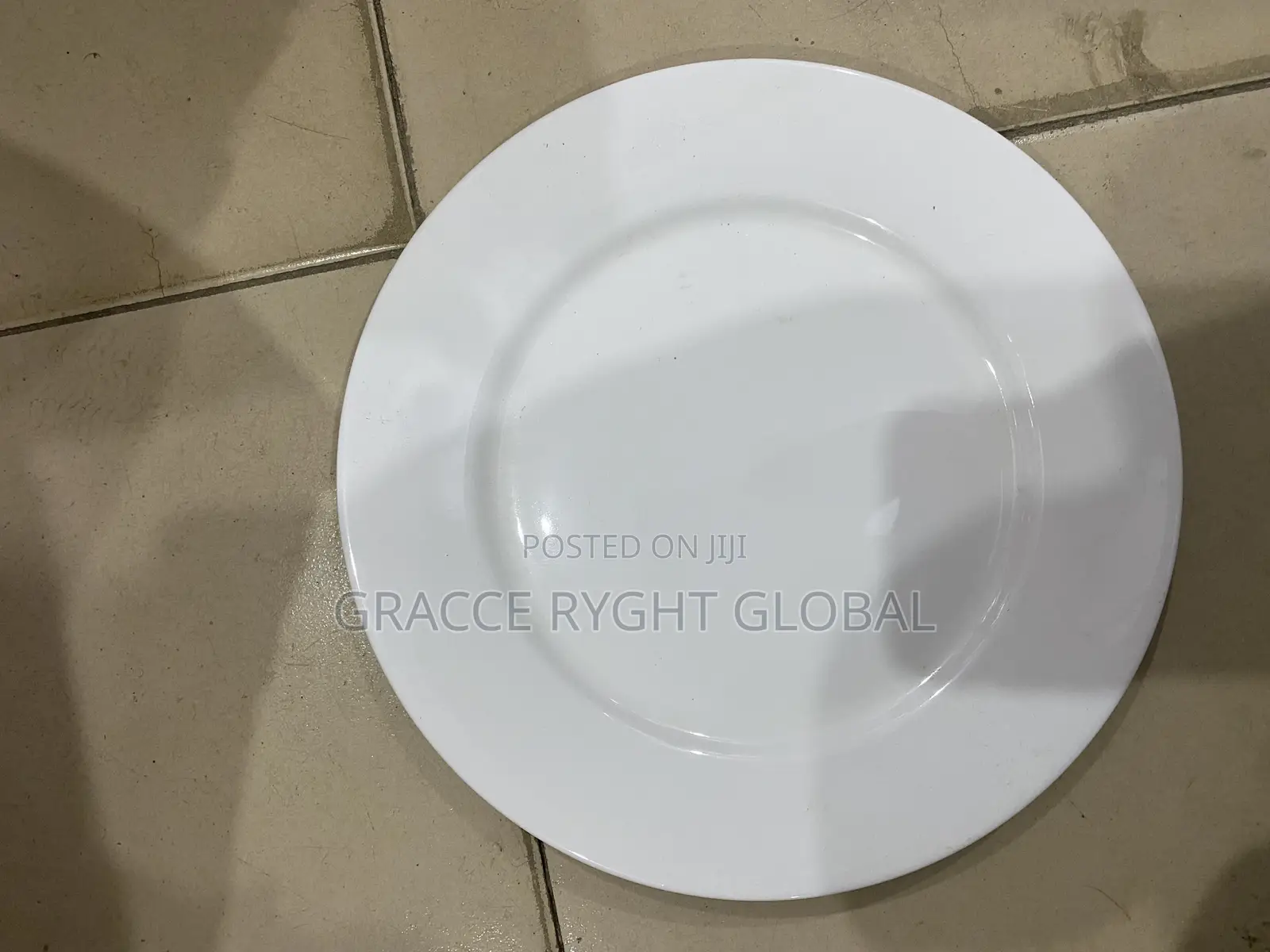 10" Ceramic Flat Plate