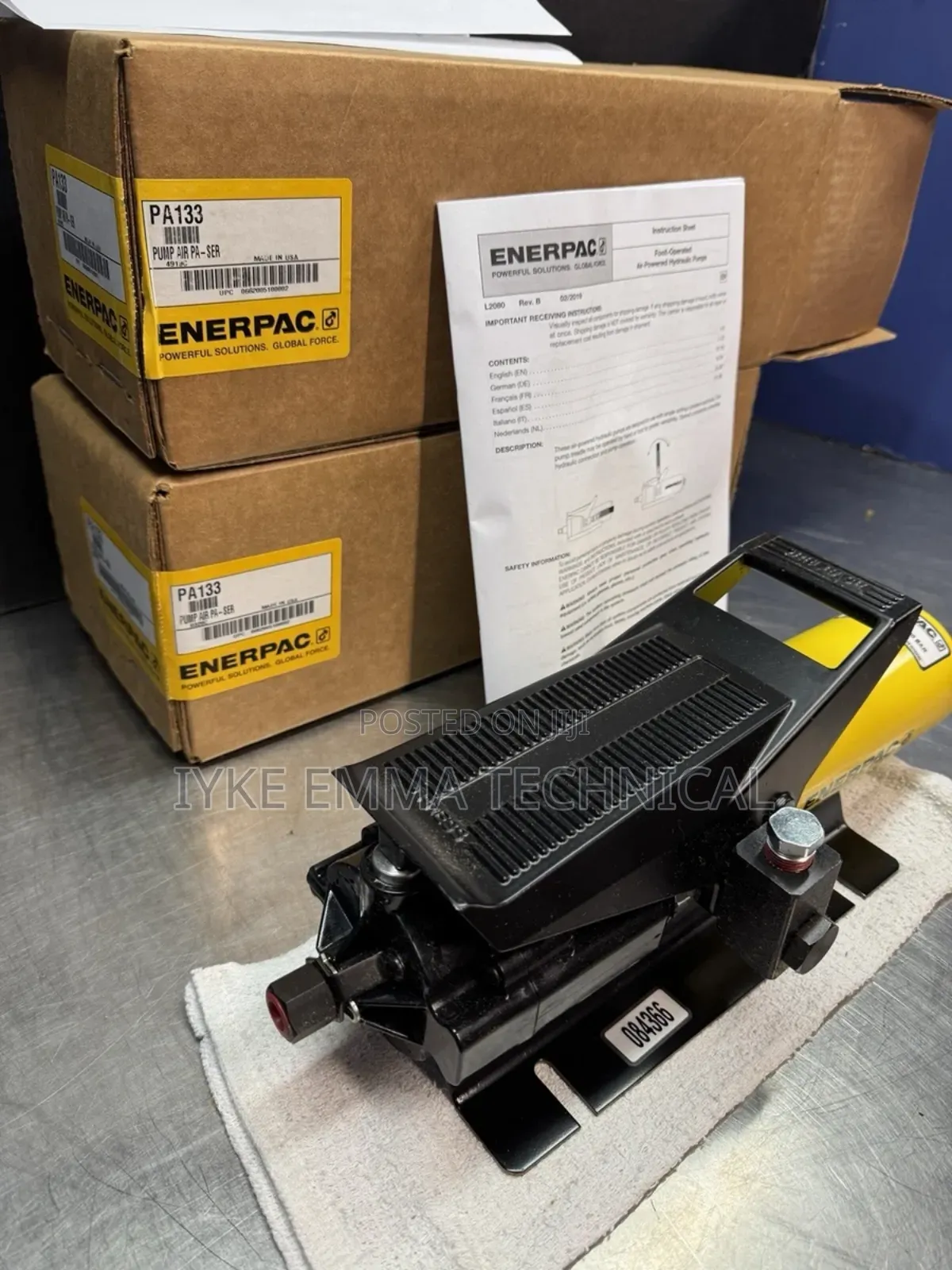 Air Hydraulic Foot Pump