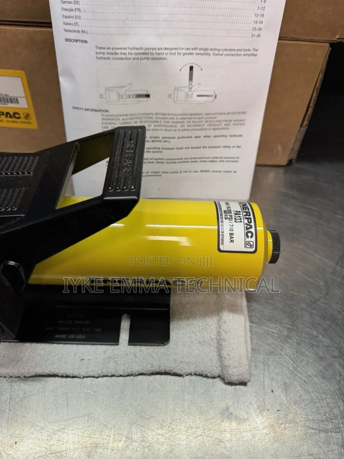 Air Hydraulic Foot Pump