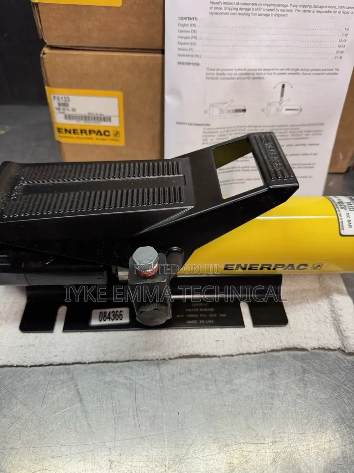 Air Hydraulic Foot Pump