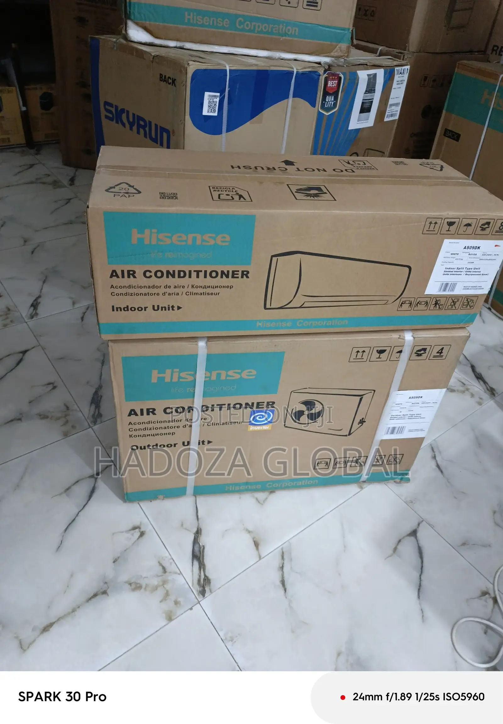 Hisense 1hp Split Copper Inverter Air Conditioner As09dk