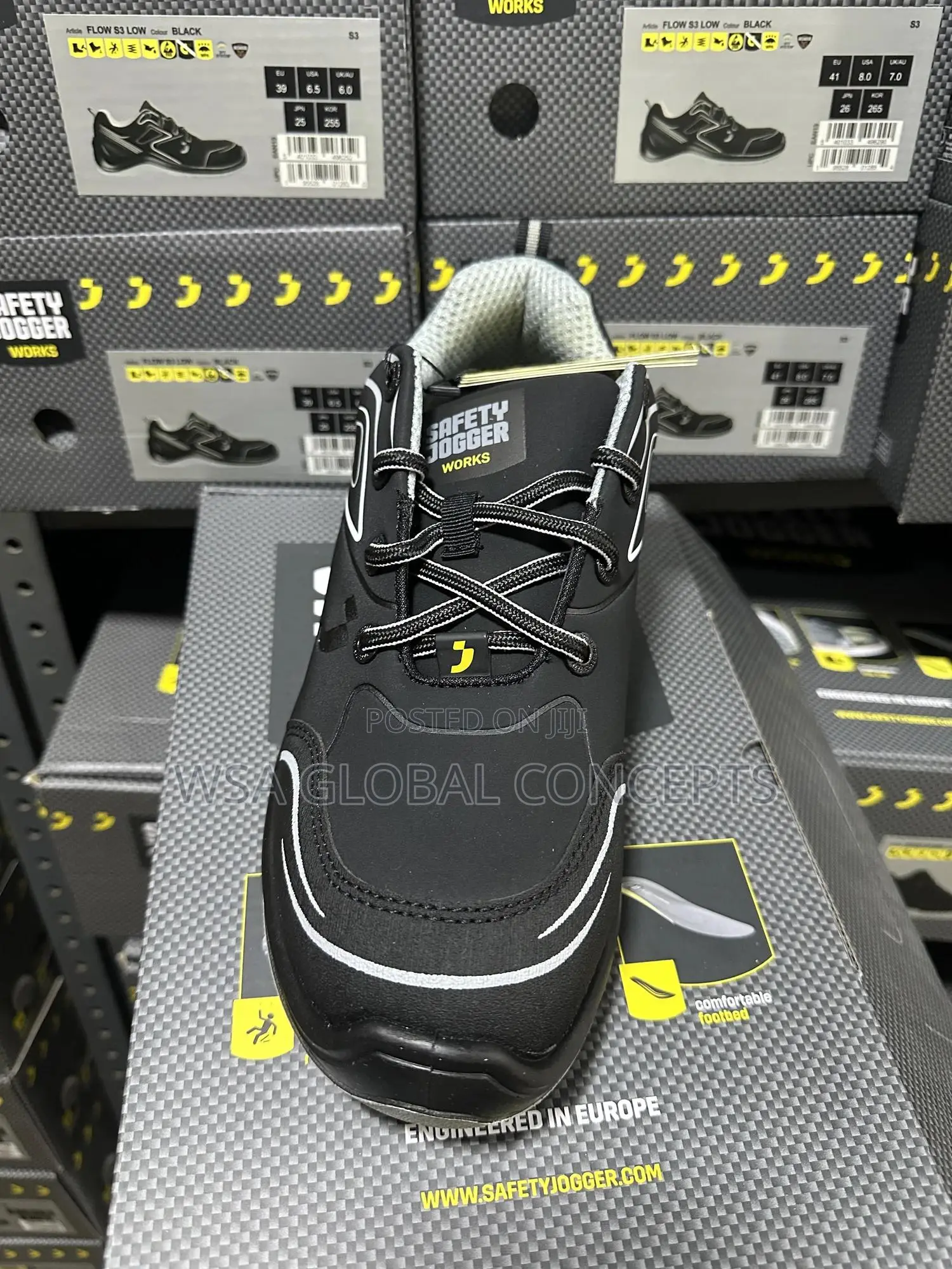 Flow S3 Safety Joggers Steel Toe Safety Shoes