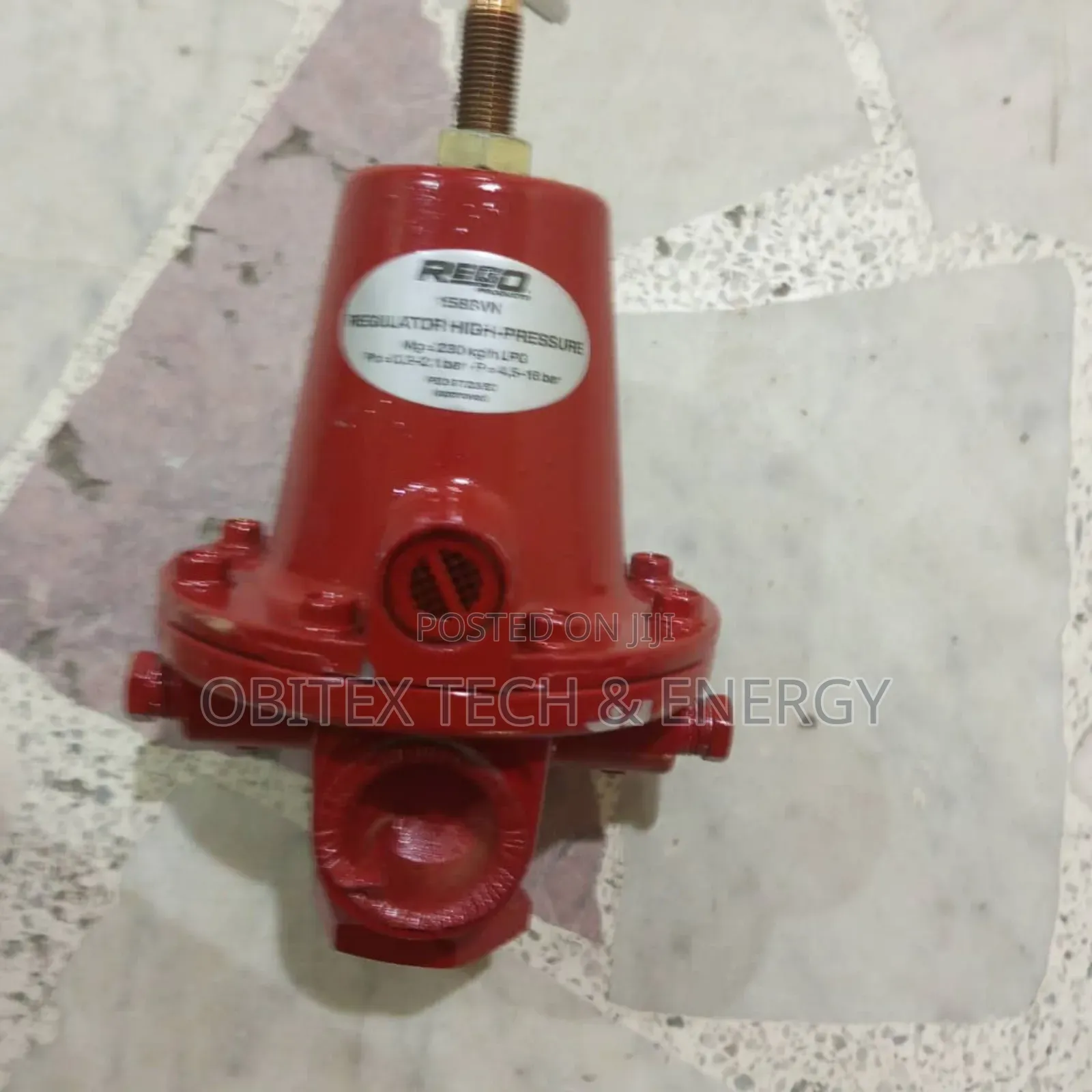 High-Capacity Rego 1586vn High-Pressure Regulator–230 Kg/H
