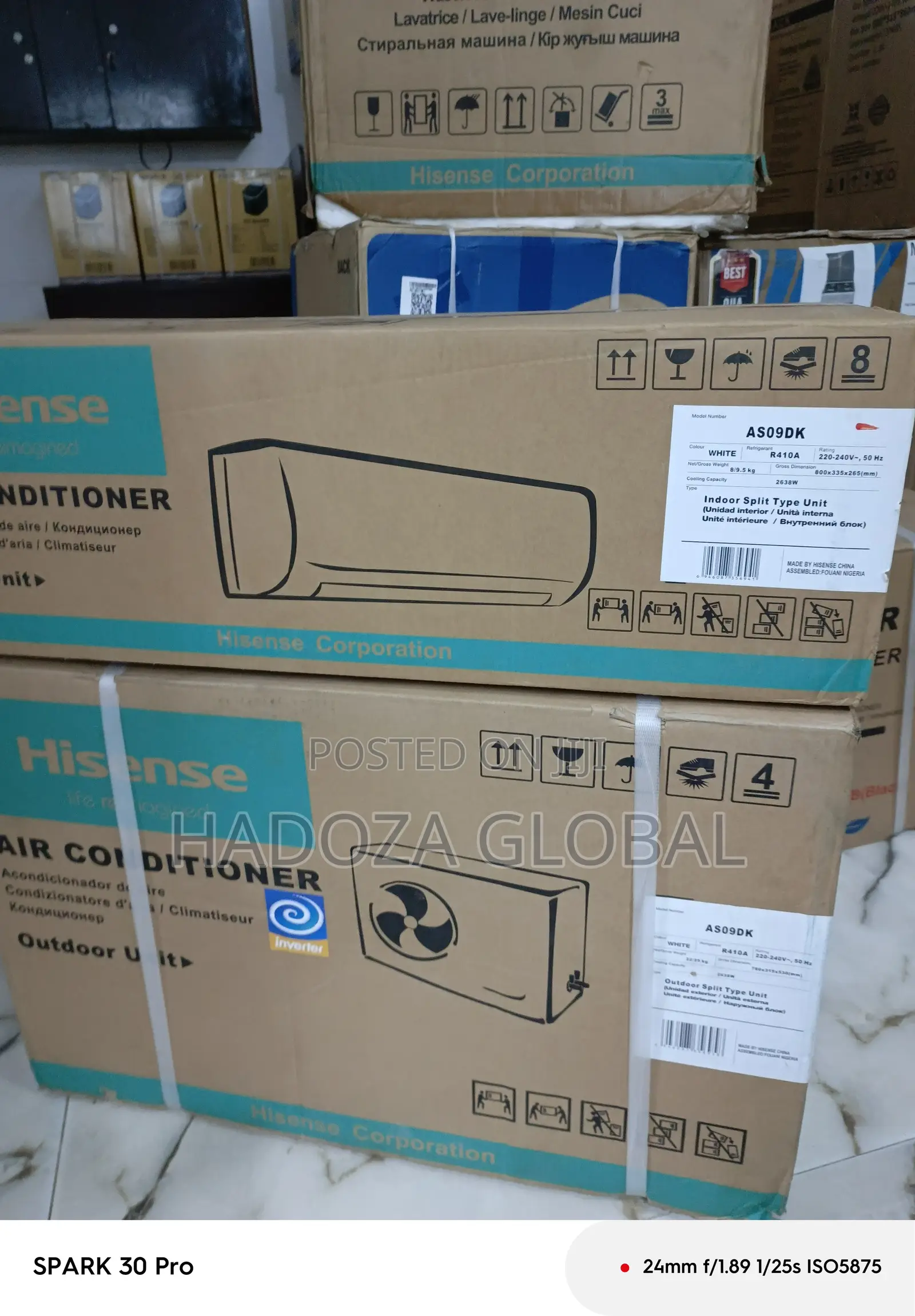 Wall-mount Inverter Ac - Slpit System - Hisense - As09dk