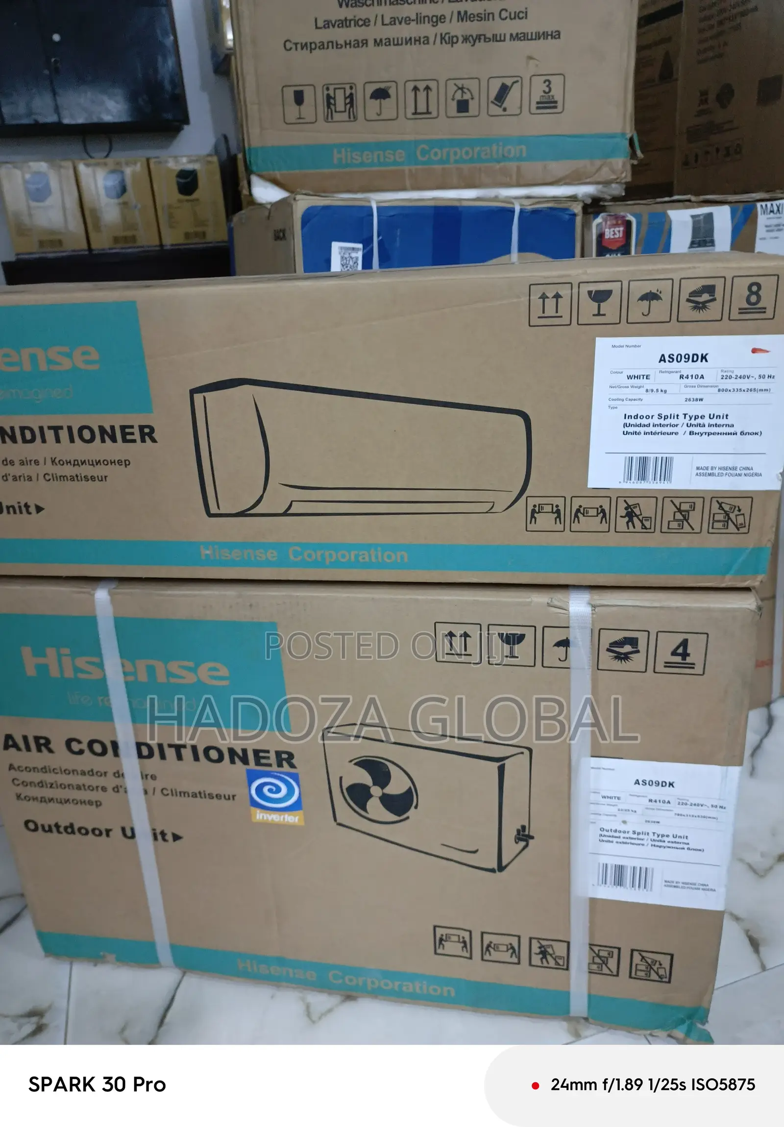 Wall-mount Inverter Ac - Slpit System - Hisense - As09dk