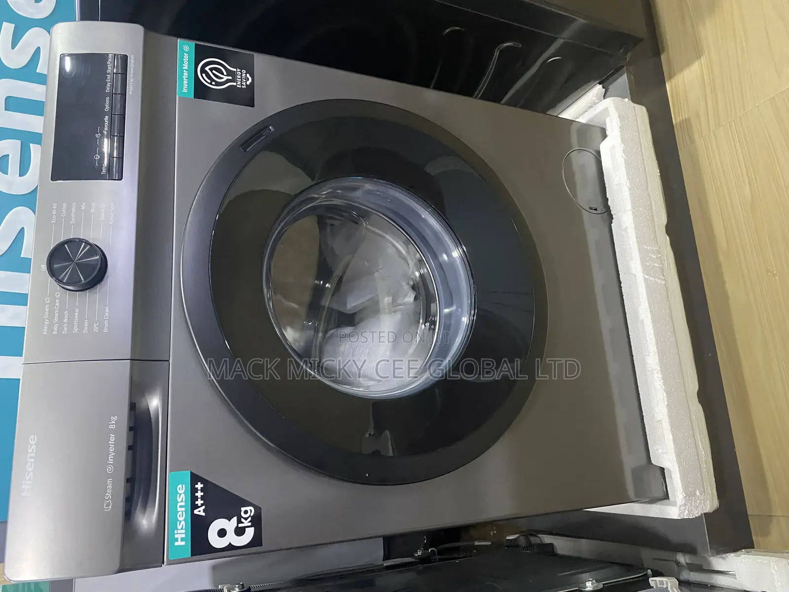 Hisense Front Load 8kg Inverter Washing Machine
