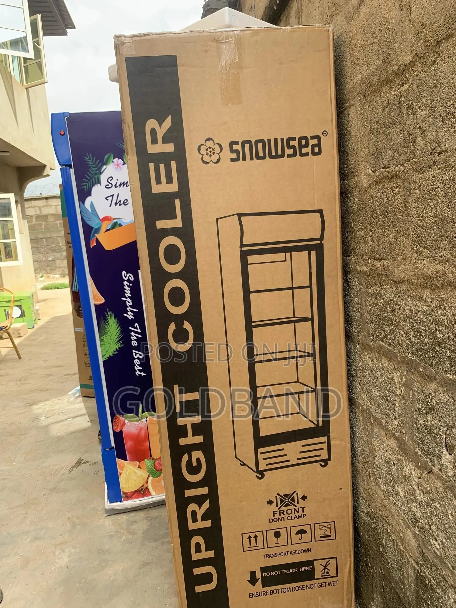 Snowsea Lc-400 400l Glass Door Display Refrigerator