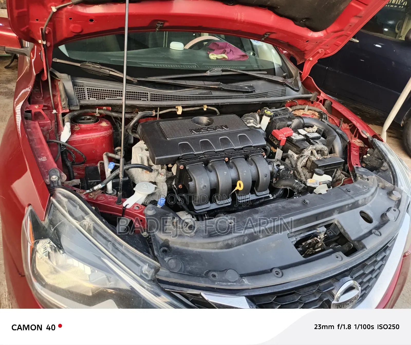 Nissan Sentra SV 2017 Red