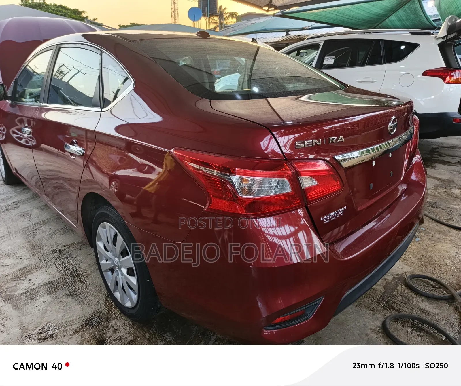 Nissan Sentra SV 2017 Red