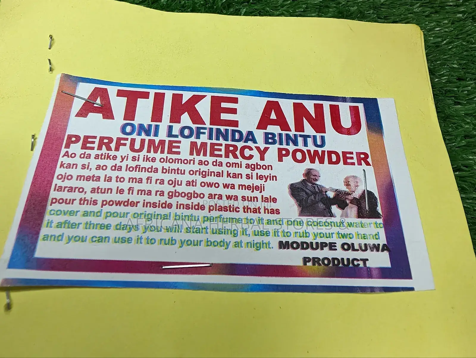 Anu Powder (Divine Mercy Powder)