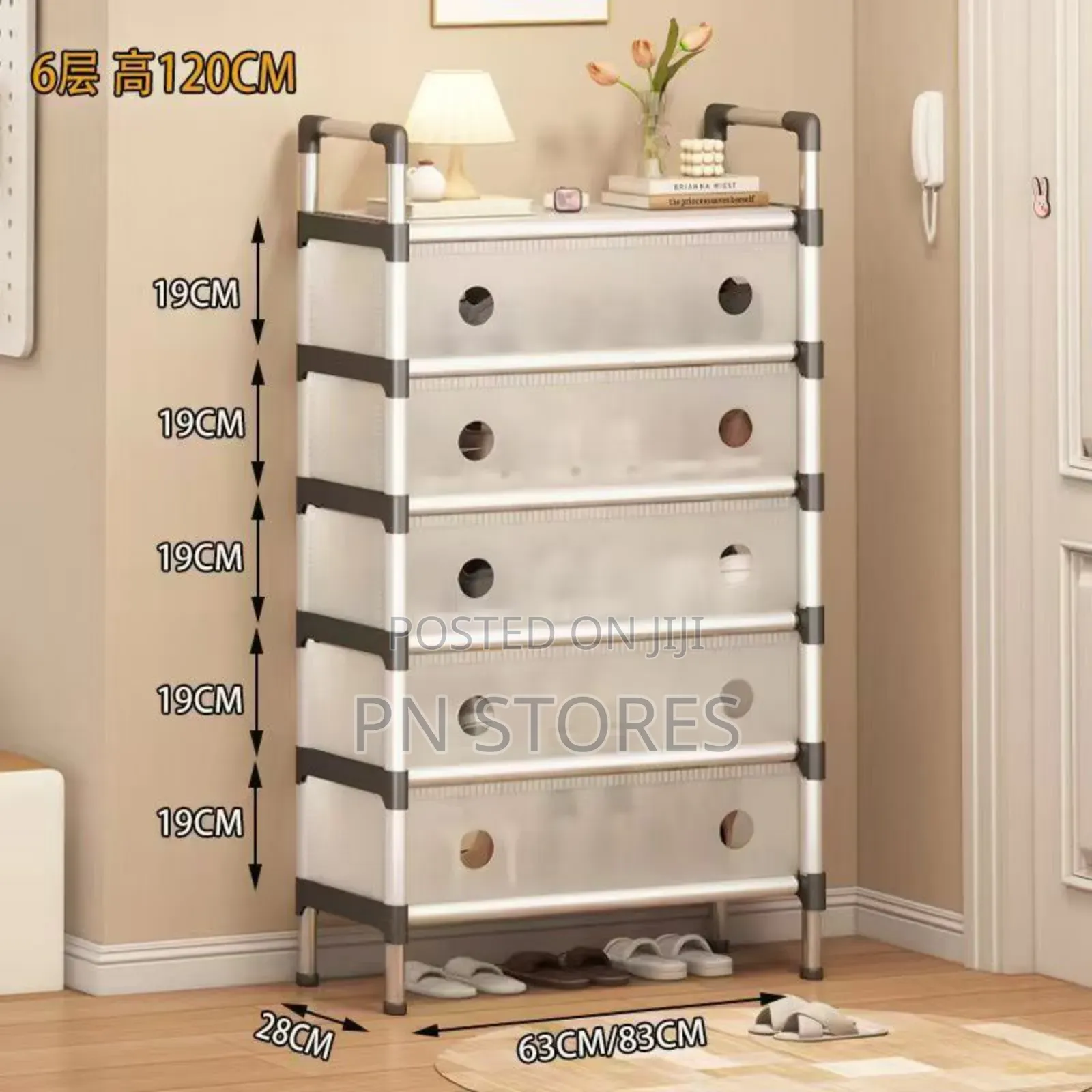 6 Layers Anti Dust Shoe Rack