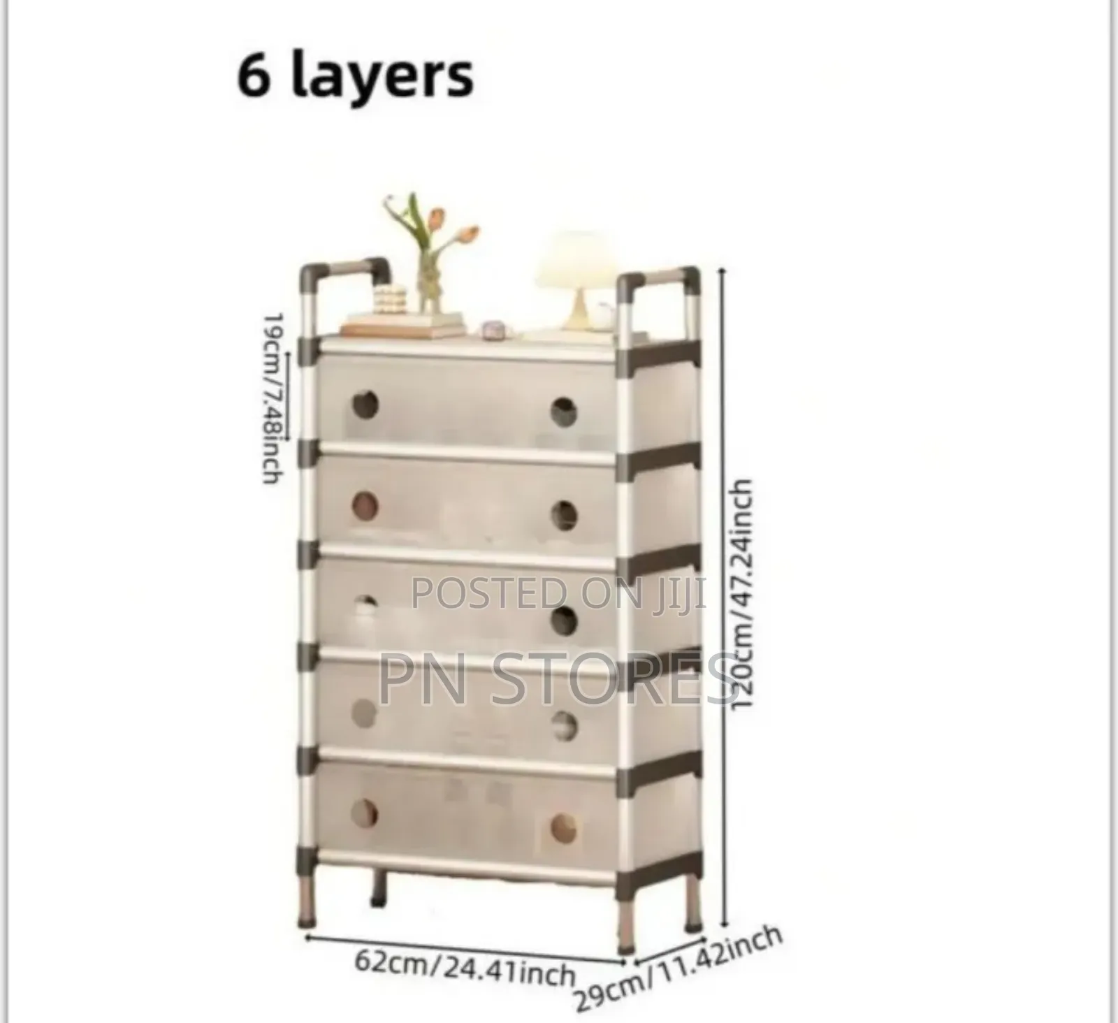 6 Layers Anti Dust Shoe Rack