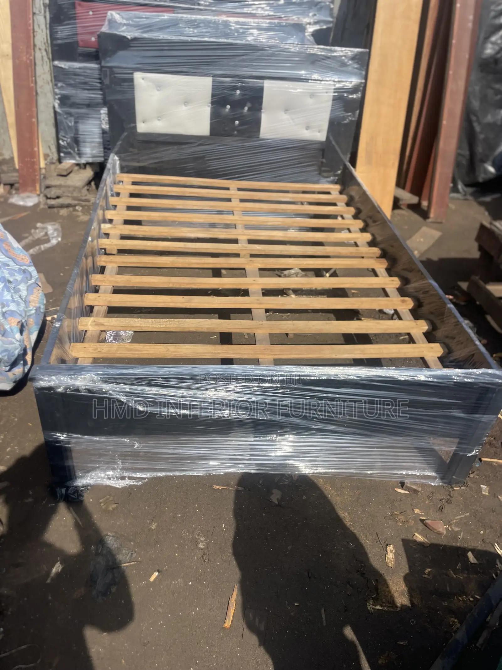 Wooden Bedframe 4 1/2 by 6ft