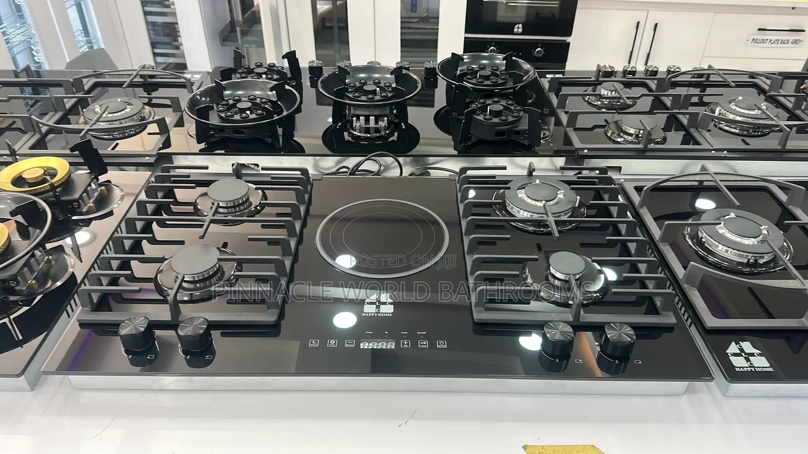 90cm Inverter in Built Electric and Gas Burner Gas Cooker