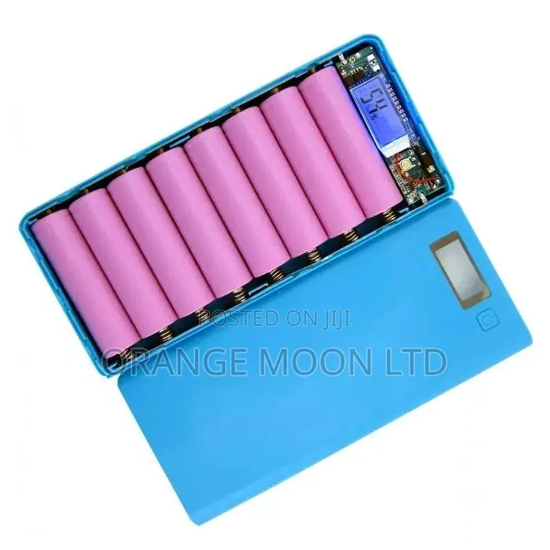 8*18650 Battery Holder Dual Usb Power Bank Battery Casing