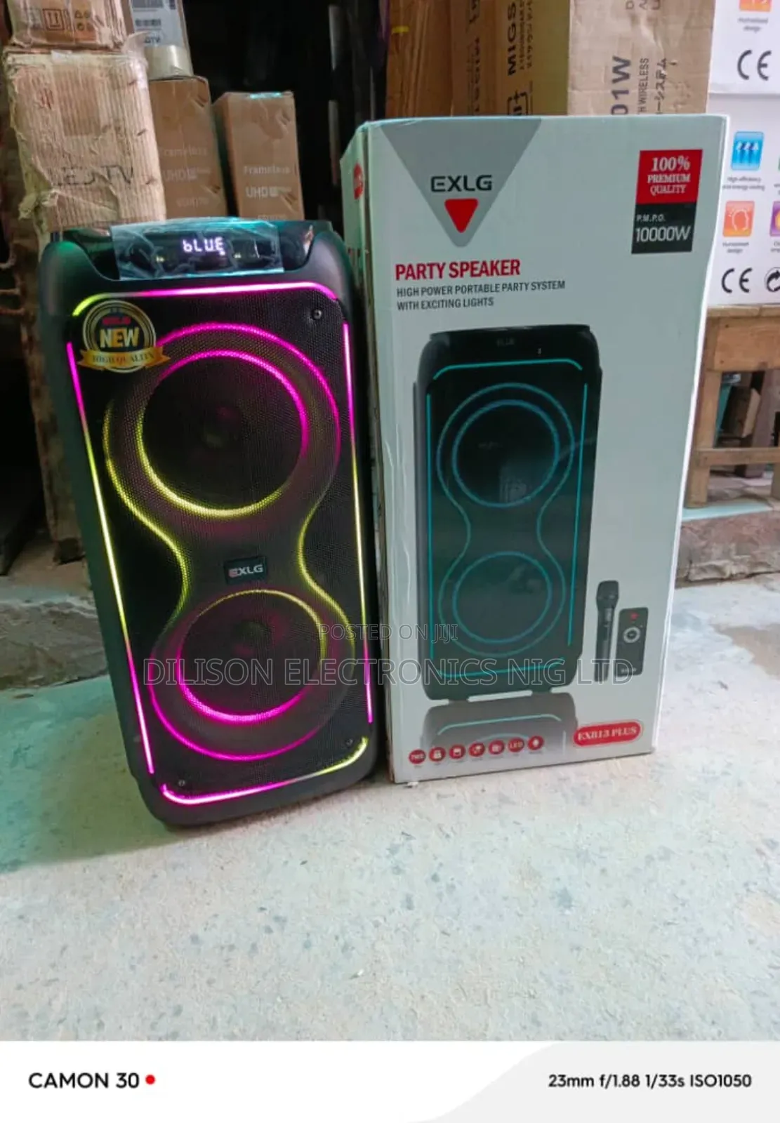 Super Bass Exlg Rechargeable Party Speaker