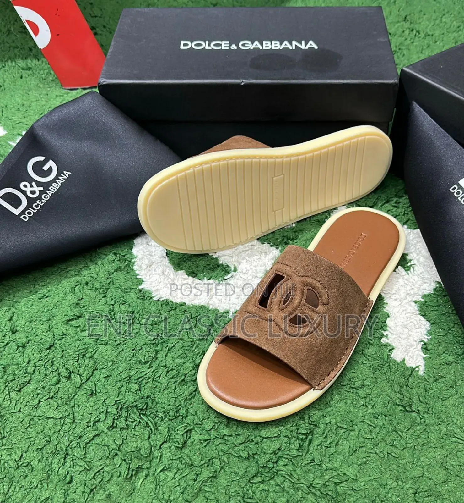 Pure Quality Luxury Men's Slippers Dolce Gabbana