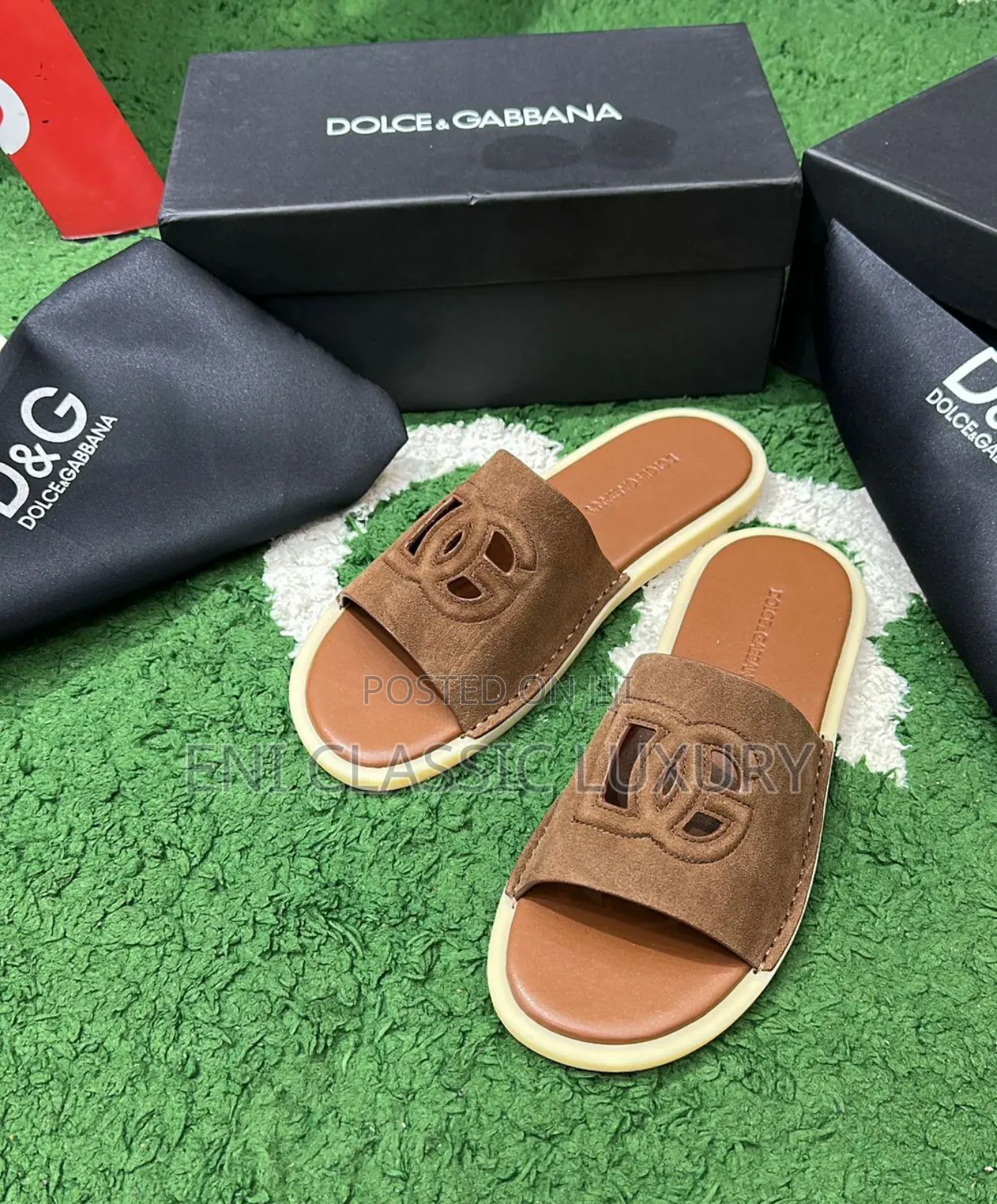 Pure Quality Luxury Men's Slippers Dolce Gabbana