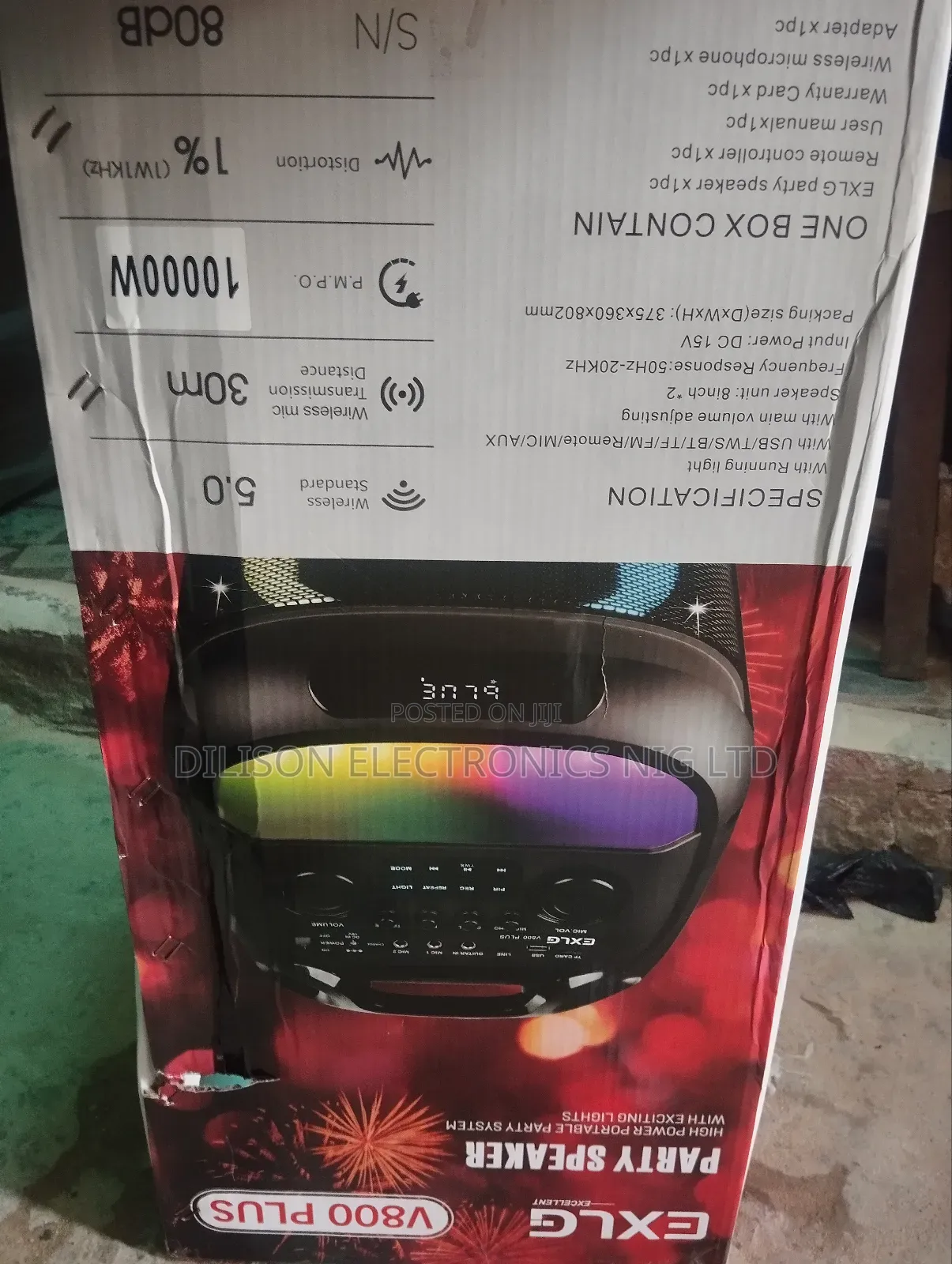 Exlg Rechargeable Boos Speaker