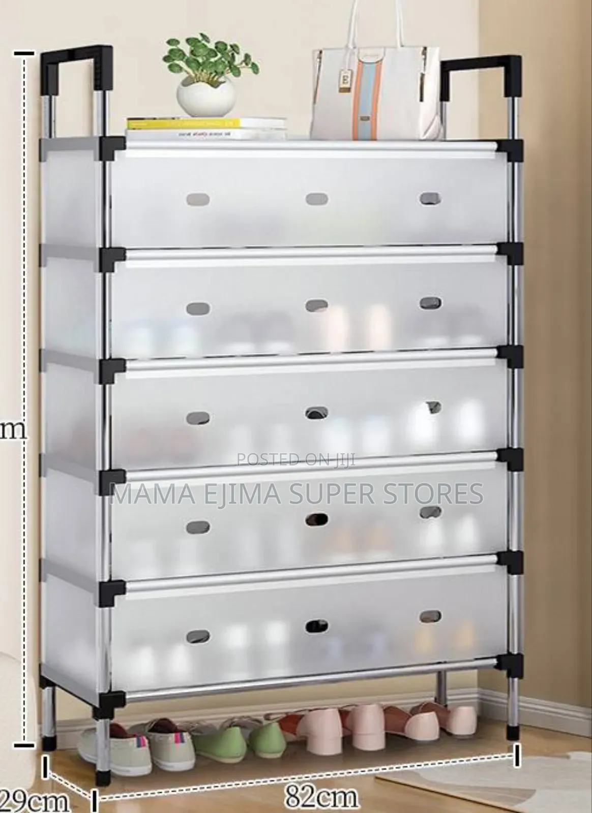6 Layer's Shoe Rack With Cover