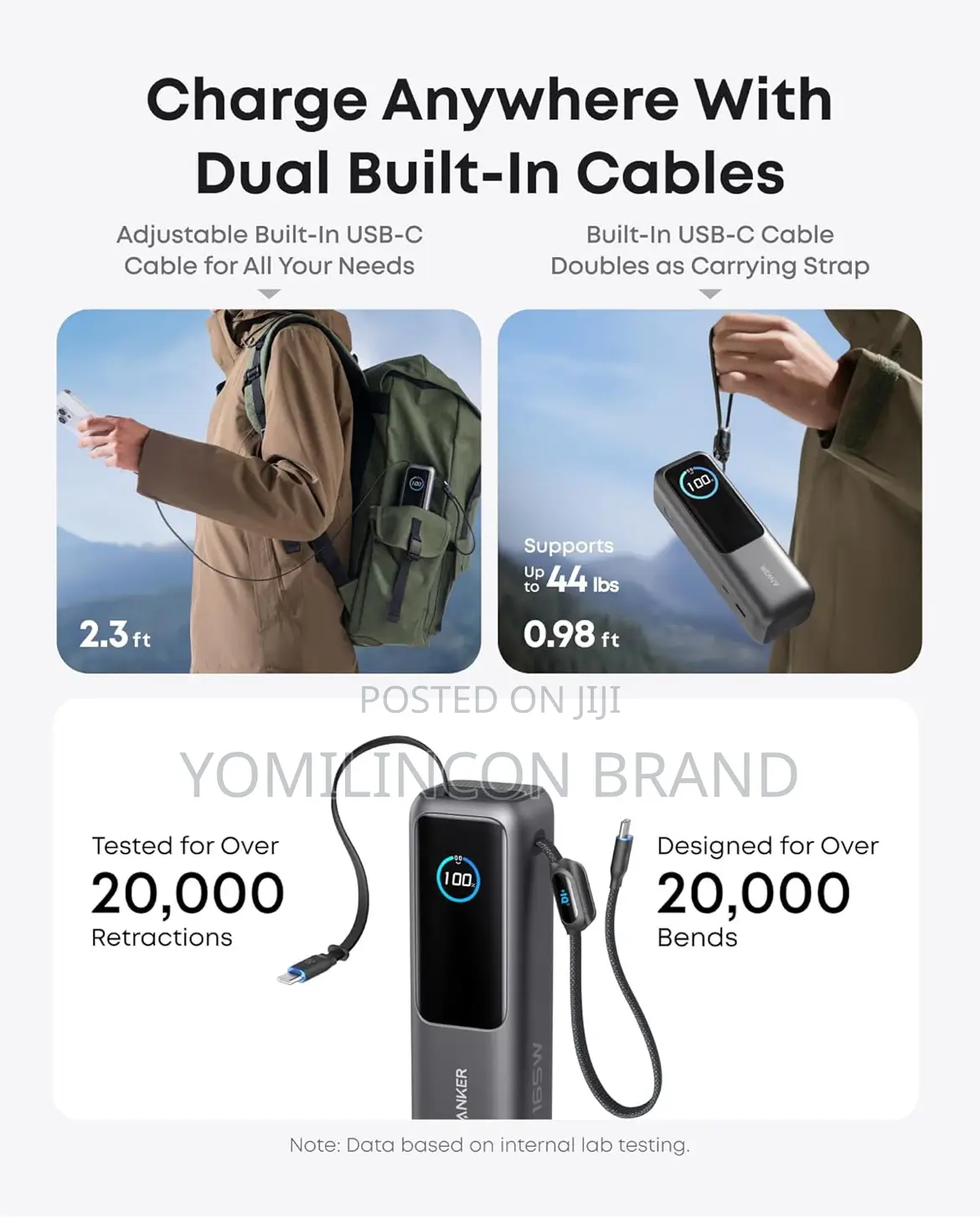 Anker Laptop Power Bank, 25,000mah Portable