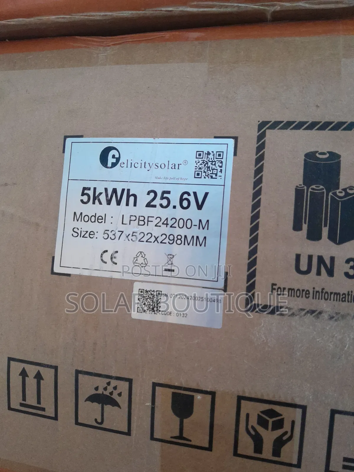 5kwh 25.6v Felicity Lithium Battery