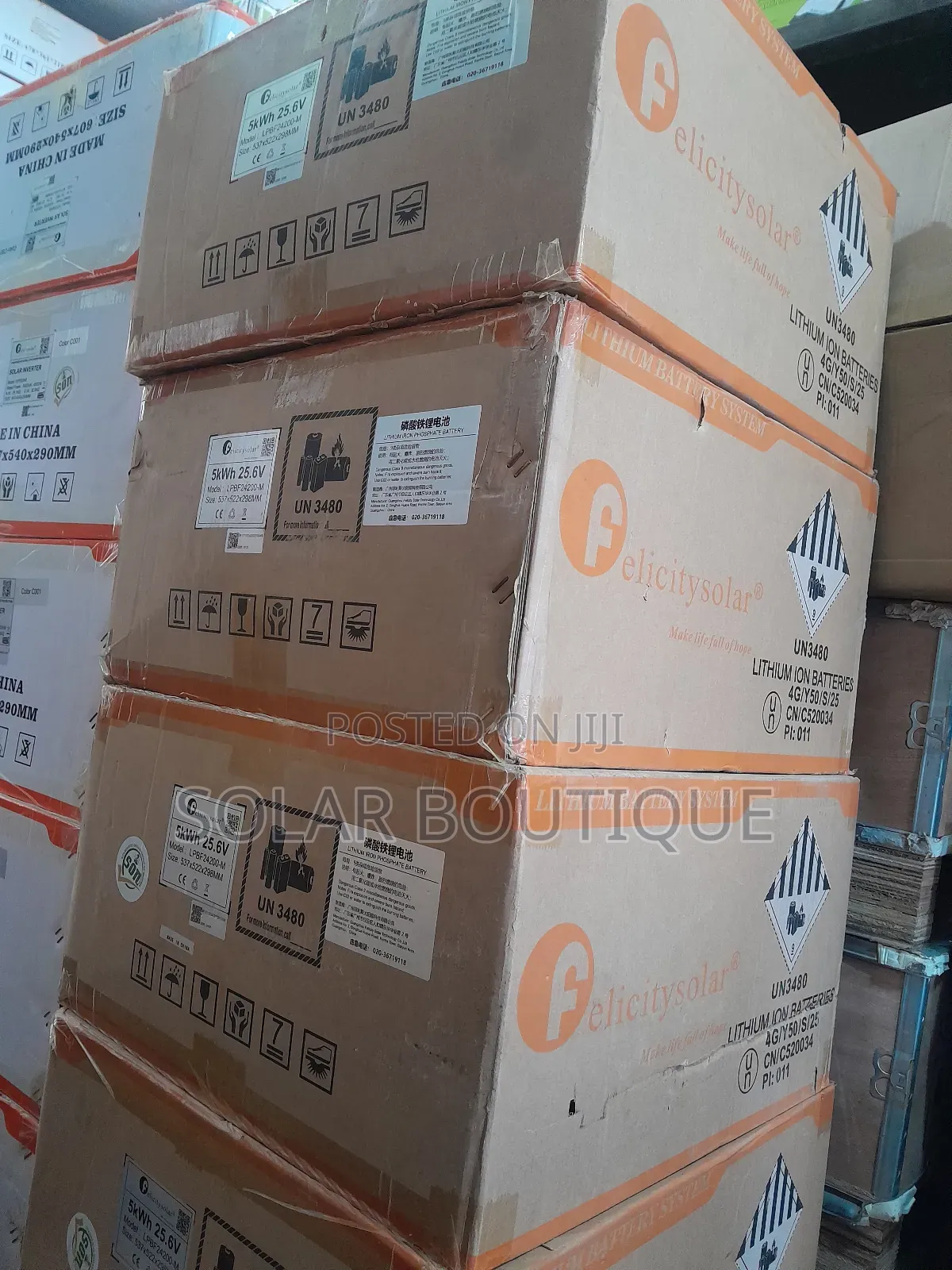 5kwh 25.6v Felicity Lithium Battery