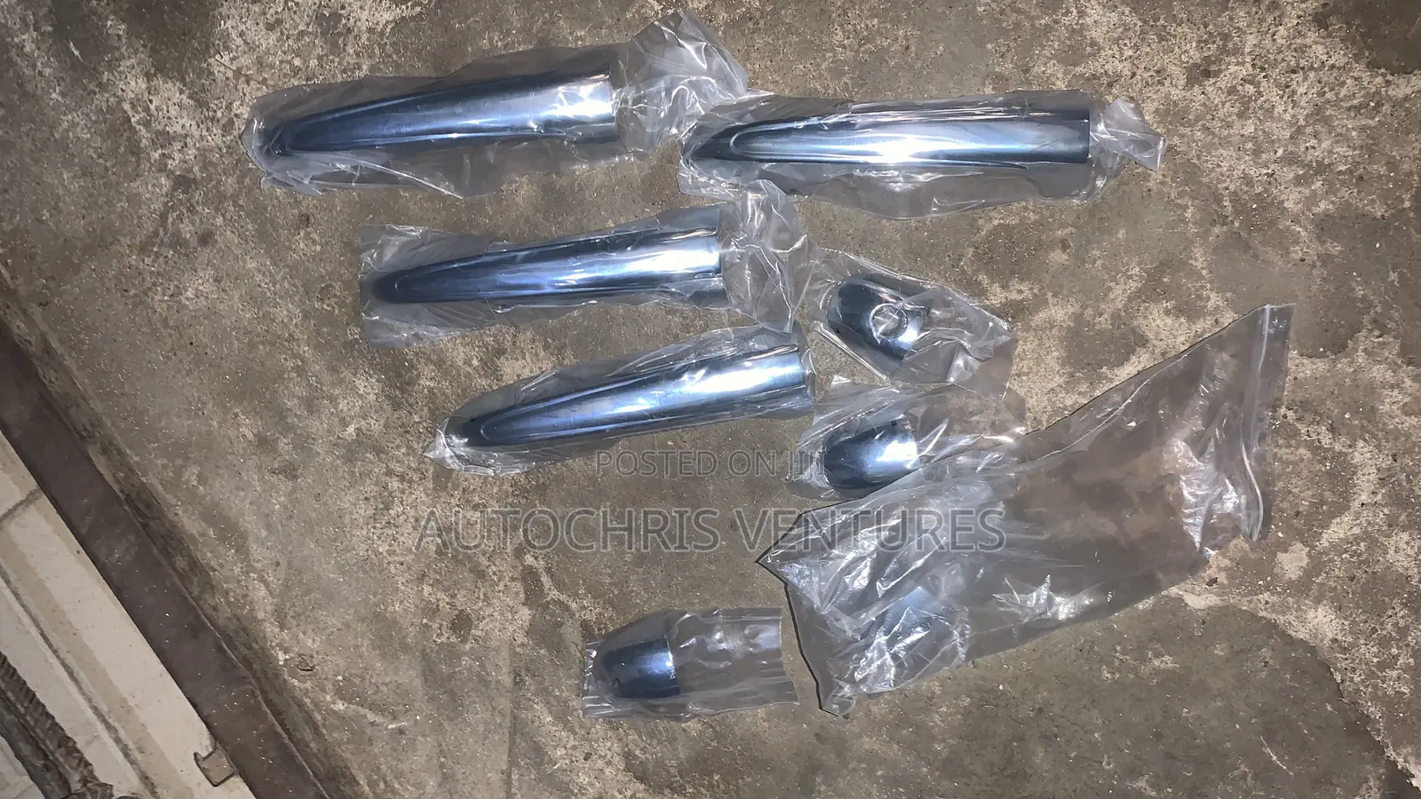 Stainless Cover for Door Handles Highlander 2015