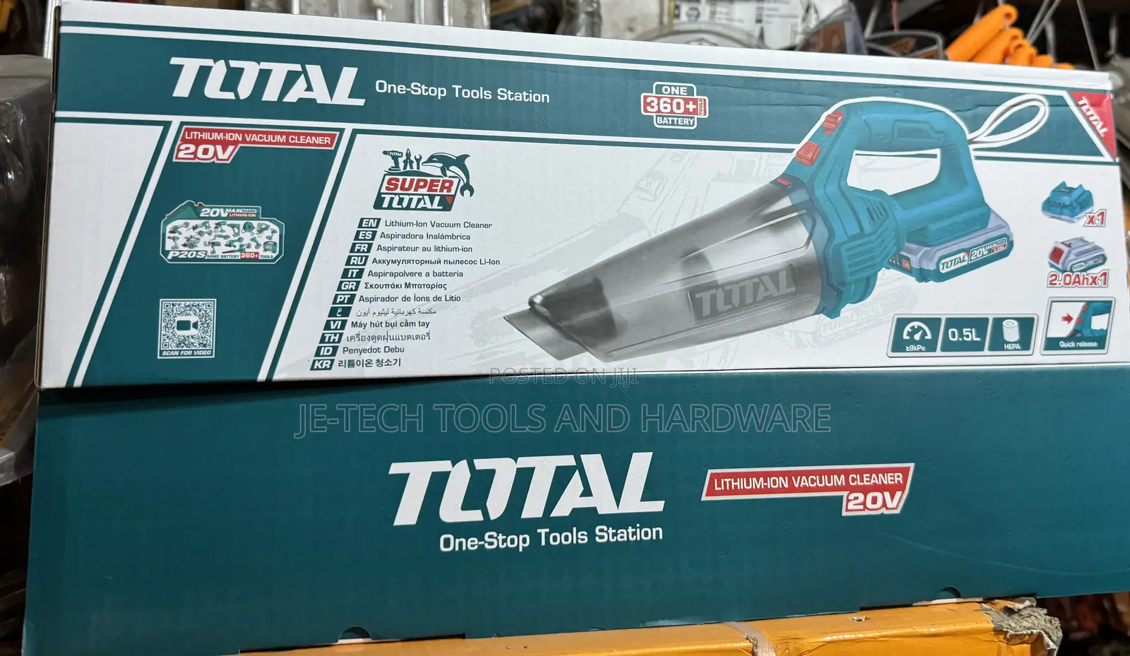 Total Brand 20v Cordless Lithium-Ion Vacuum Cleaner