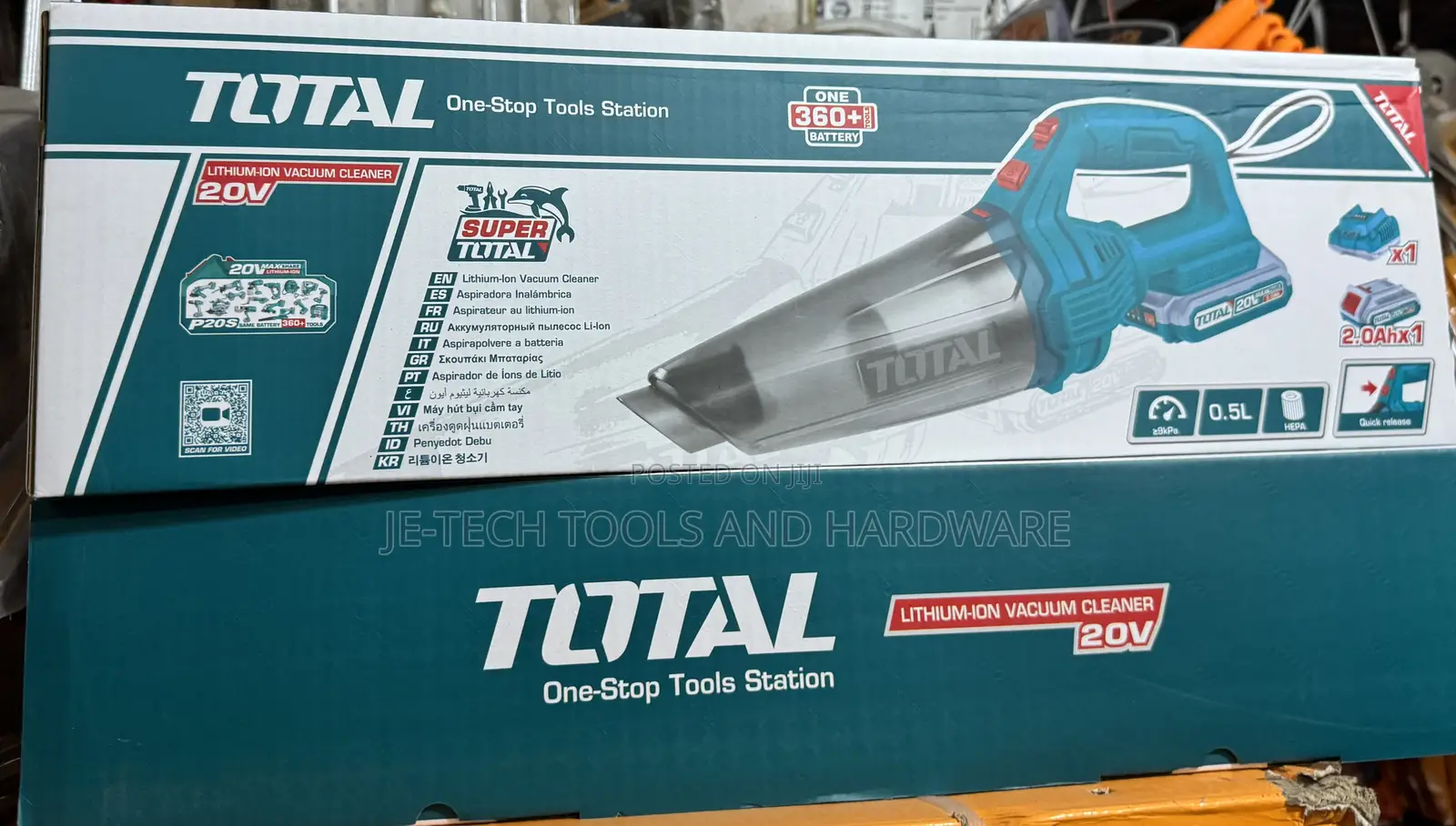 Total Brand 20v Cordless Lithium-Ion Vacuum Cleaner
