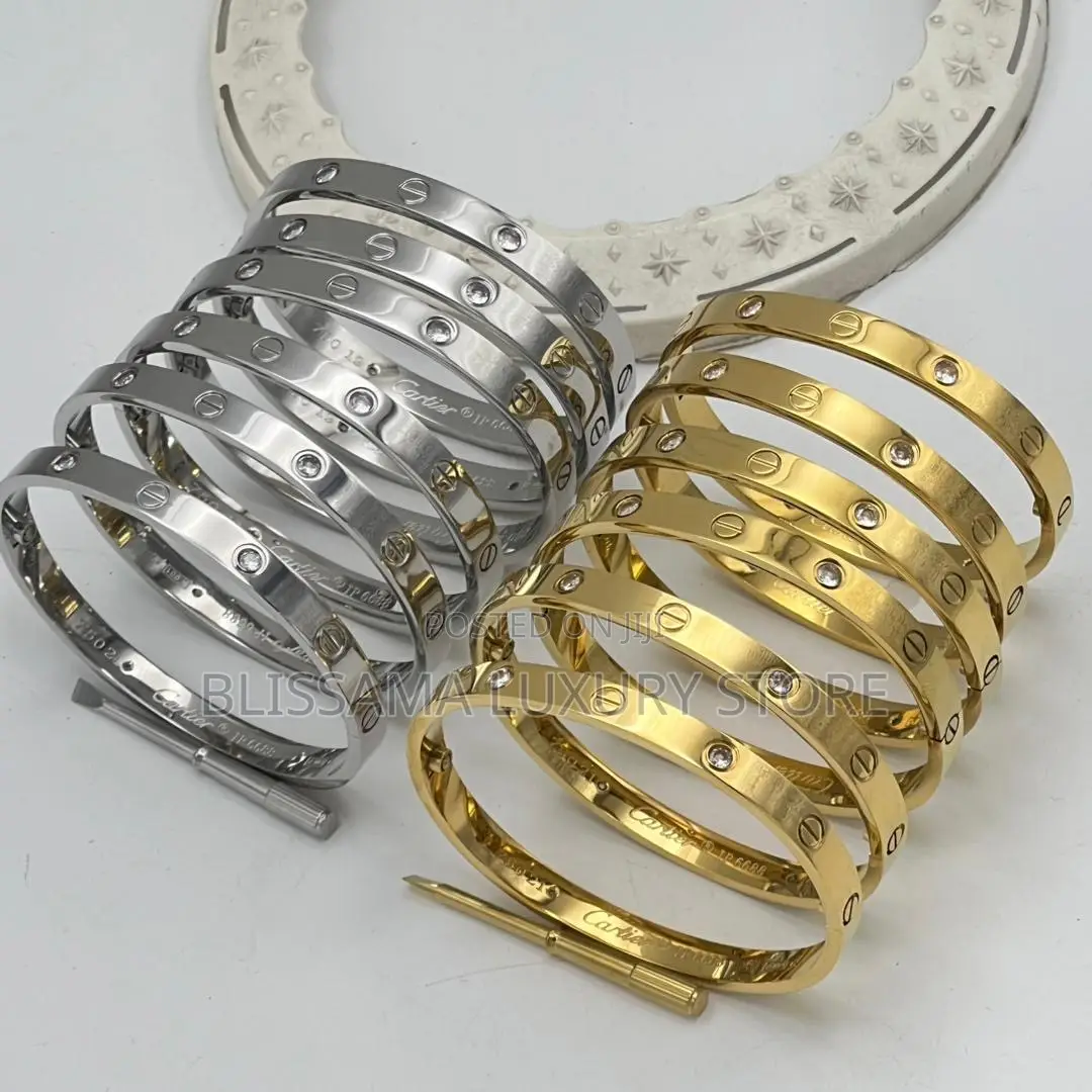 Cartier Luxury Quality Chain Hand Bracelets (N35k Each