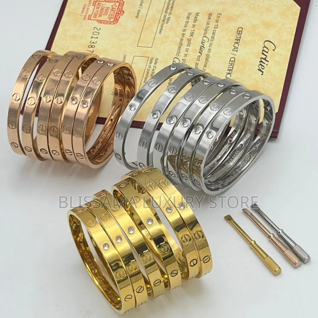 Cartier Luxury Quality Chain Hand Bracelets (N35k Each