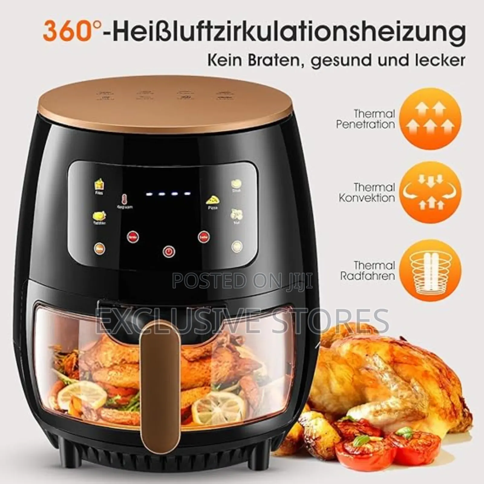 7 Liters Kenwood Airfryer With Visible Frying Space