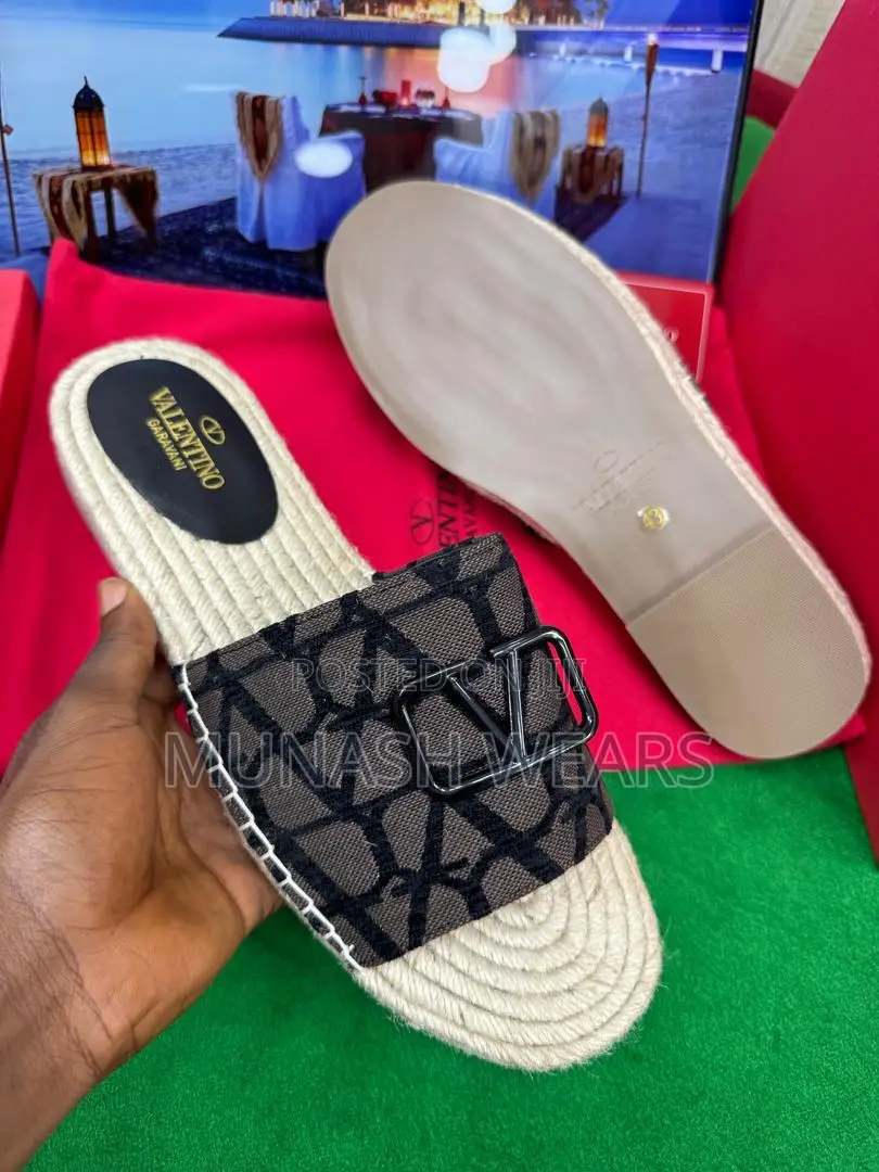 Valentino Wooden Slipers