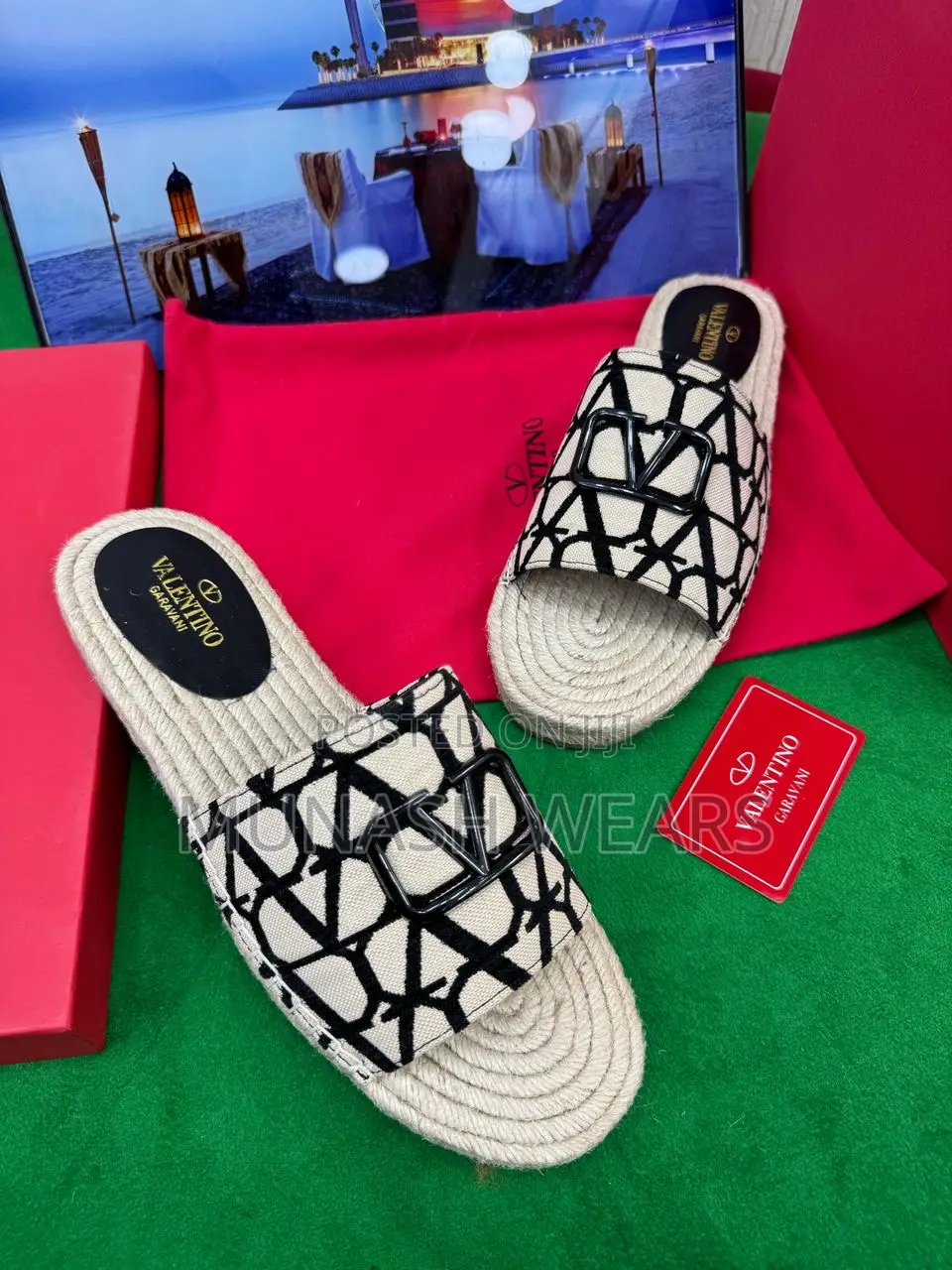 Valentino Wooden Slipers