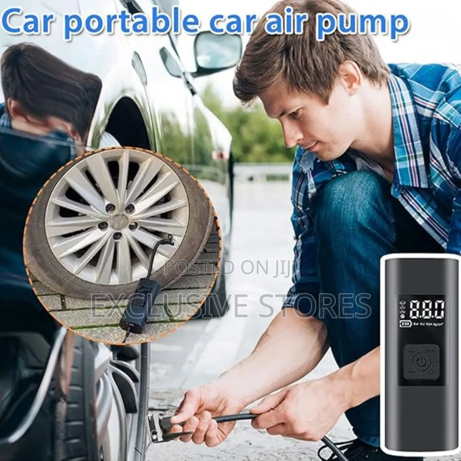 Intelligent Wired Air Pump With With Extensive Cord