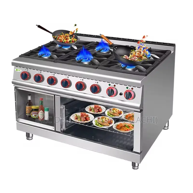6 Burners Gas Cooker With Oven N Storage Cabinet 900 Series