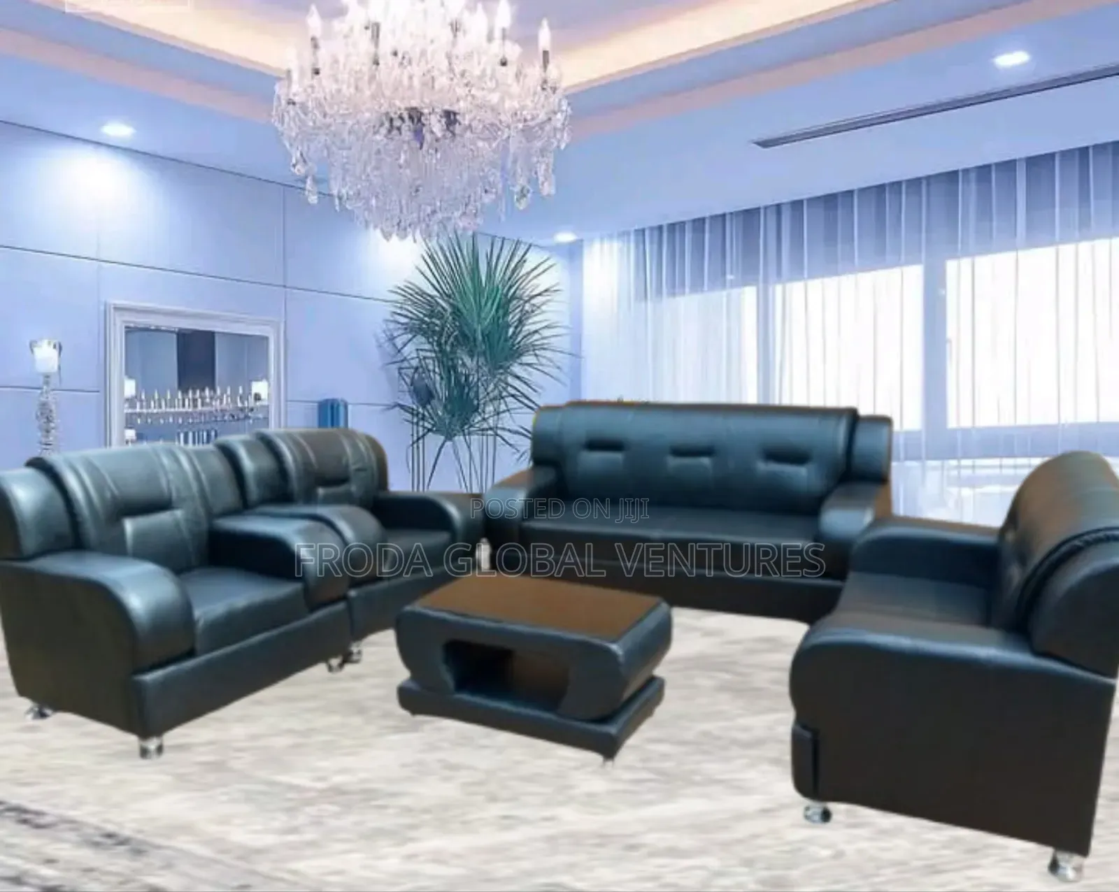 Quality Couch of 7 Seaters Sofa Chairs and Table. Phblb02